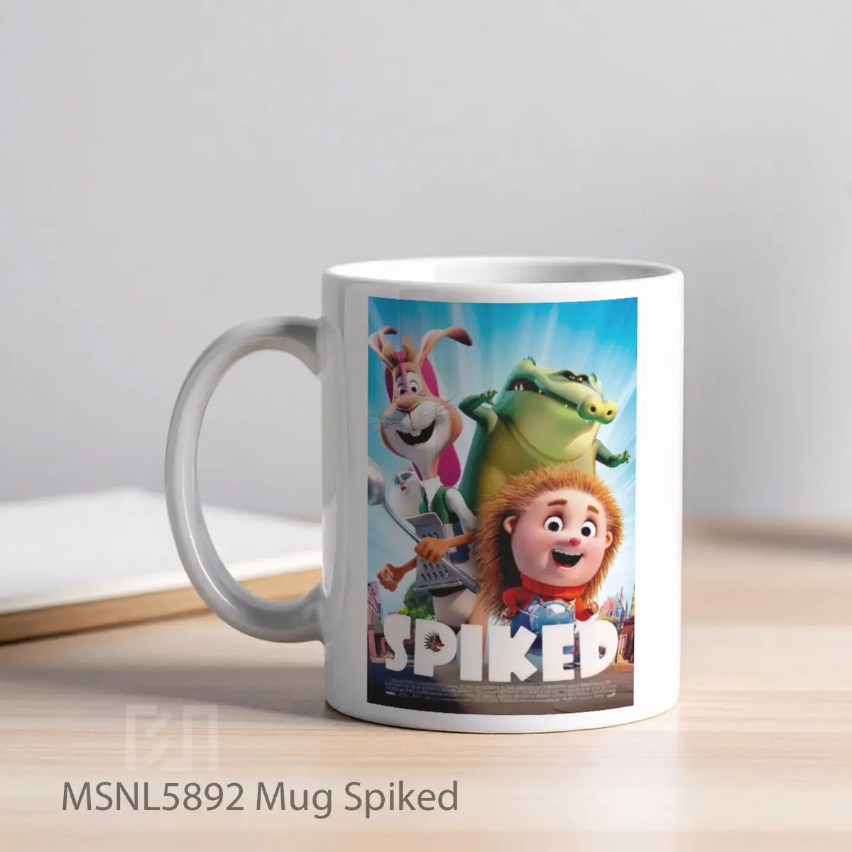 Mug Spiked Gelas Keramik Tema Film MSNL5892 - Tampak Kiri