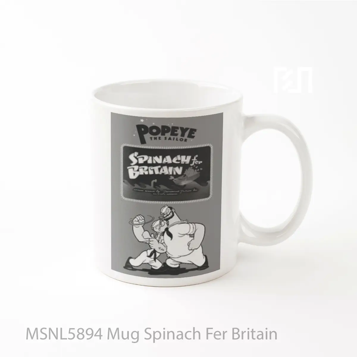 Mug Spinach Fer Britain Gelas Keramik Tema Film MSNL5894