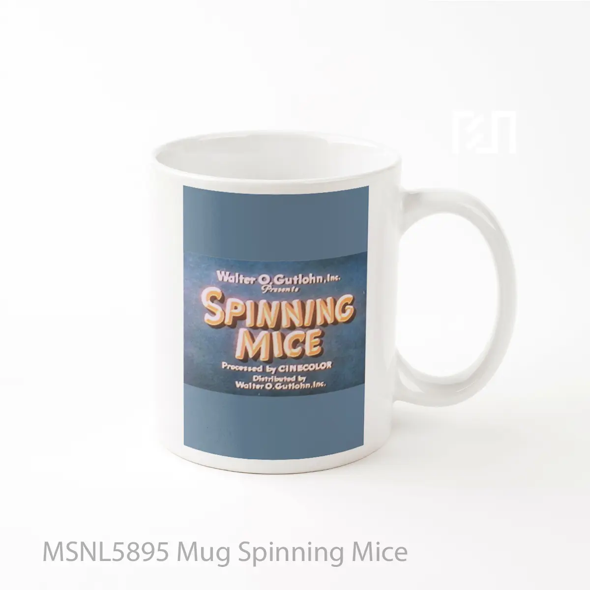 Mug Spinning Mice Gelas Keramik Tema Film MSNL5895