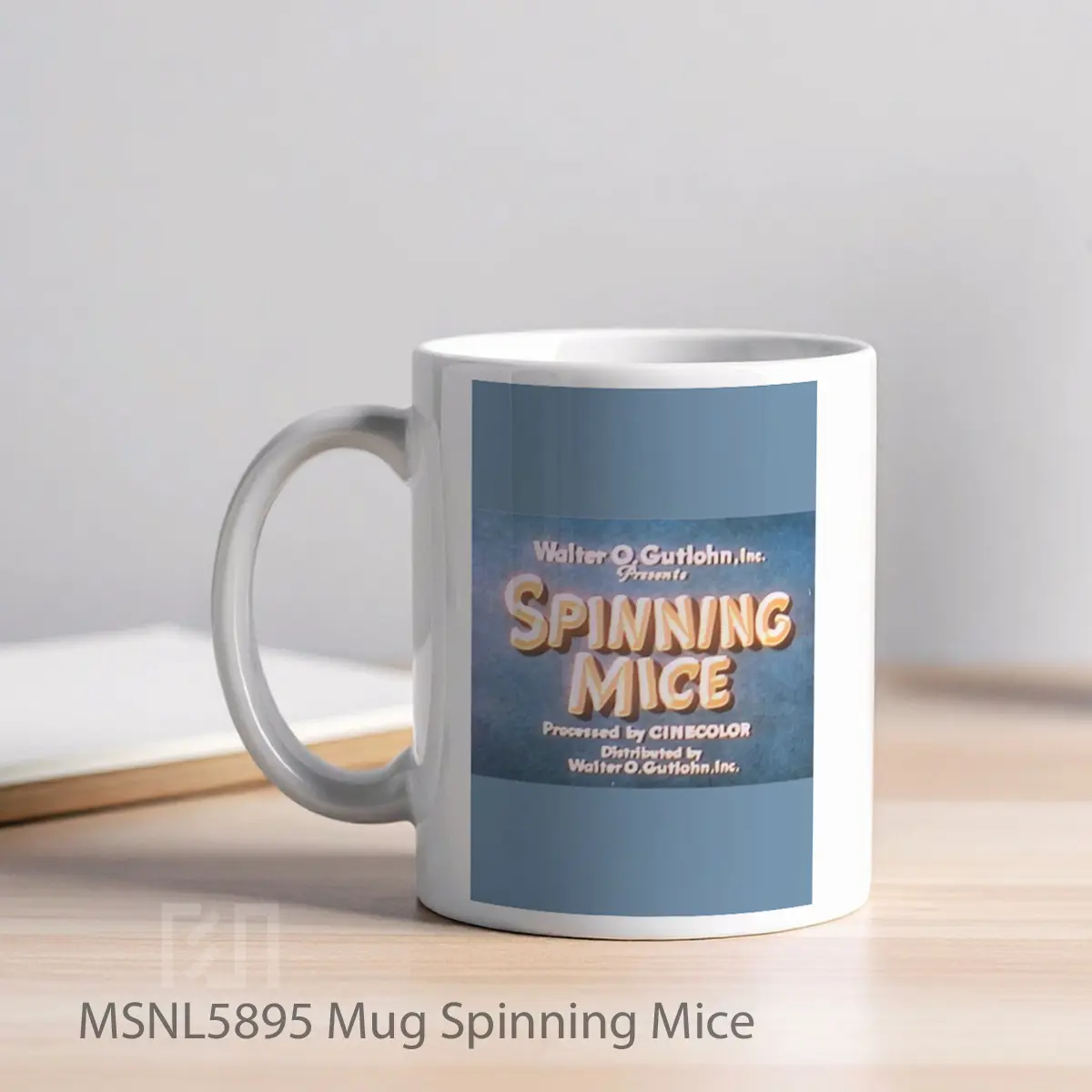Mug Spinning Mice Gelas Keramik Tema Film MSNL5895 - Tampak Kiri