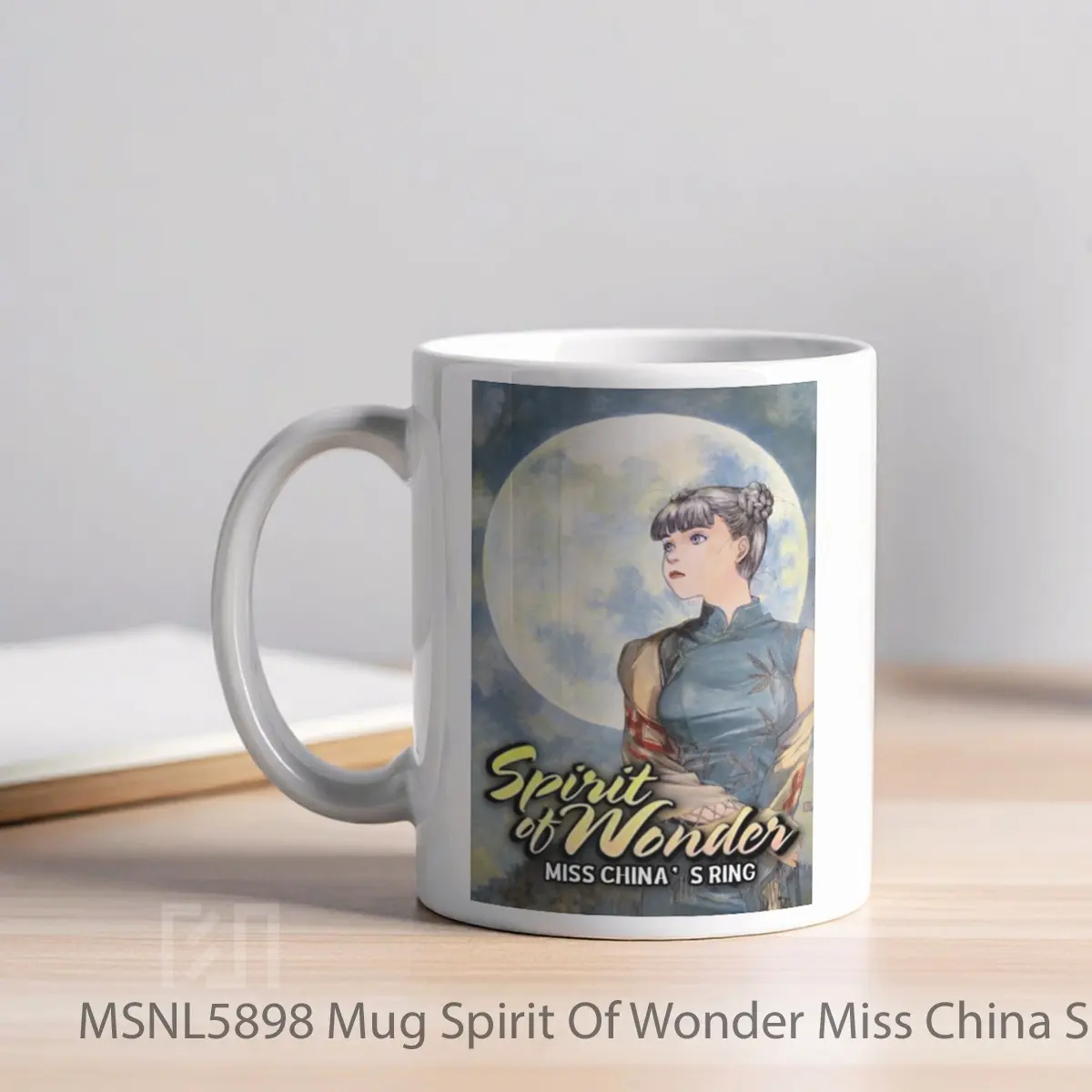 Mug Spirit Of Wonder Miss China S Ring Gelas Keramik Tema Film MSNL5898 - Tampak Kiri