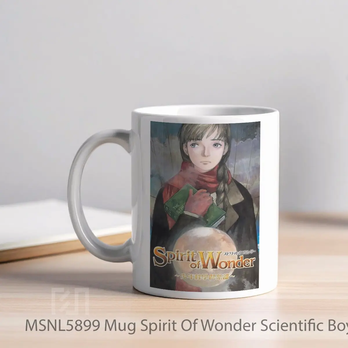 Mug Spirit Of Wonder Scientific Boys Club Gelas Keramik Tema Film MSNL5899 - Tampak Kiri