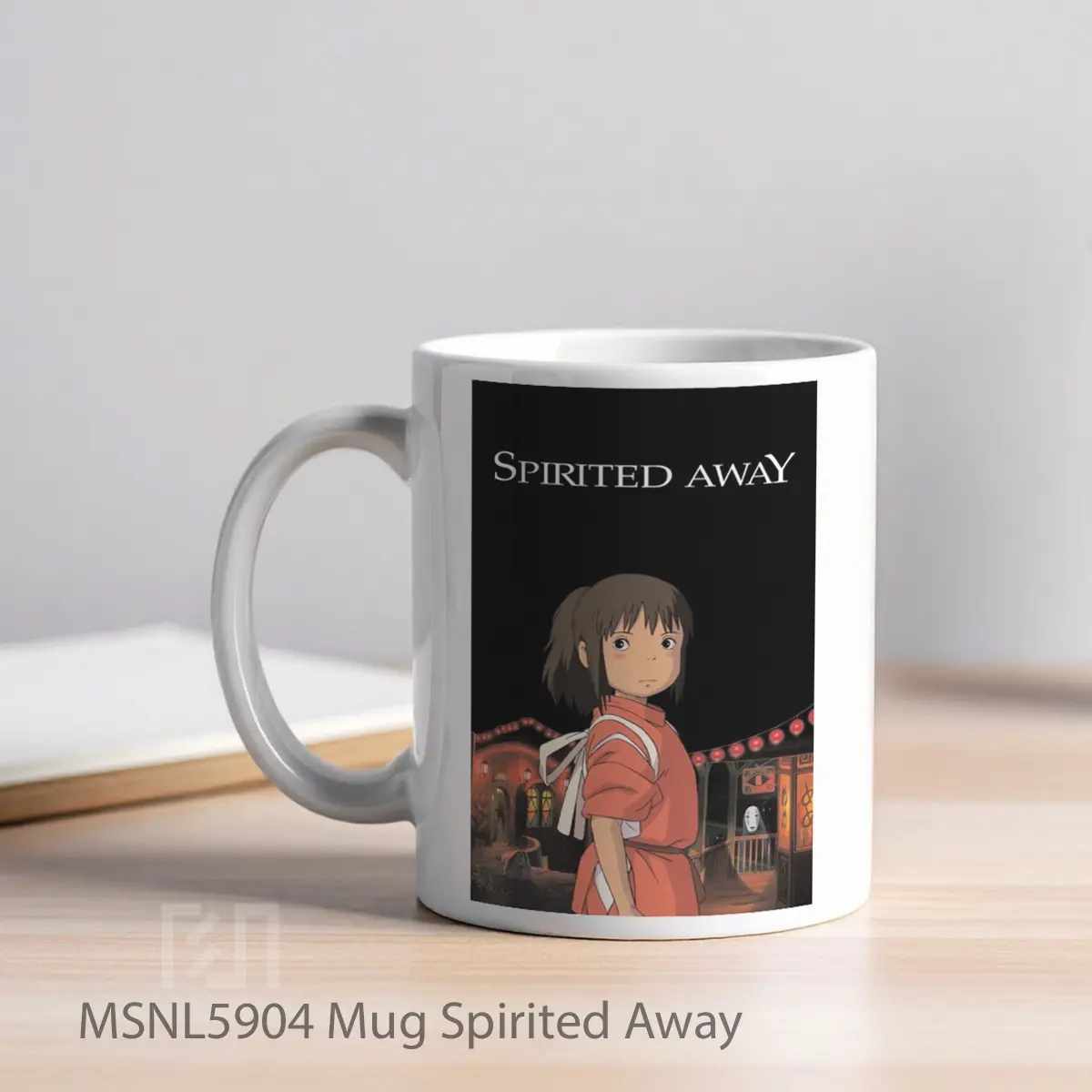 Mug Spirited Away Gelas Keramik Tema Film MSNL5904 - Tampak Kiri