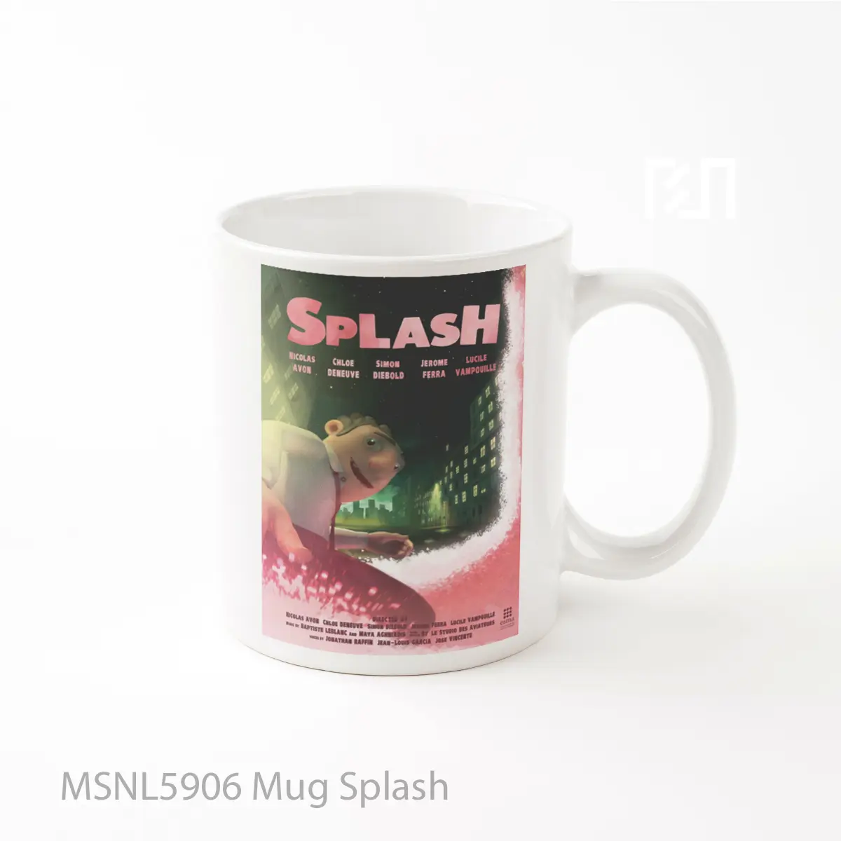 Mug Splash Gelas Keramik Tema Film MSNL5906