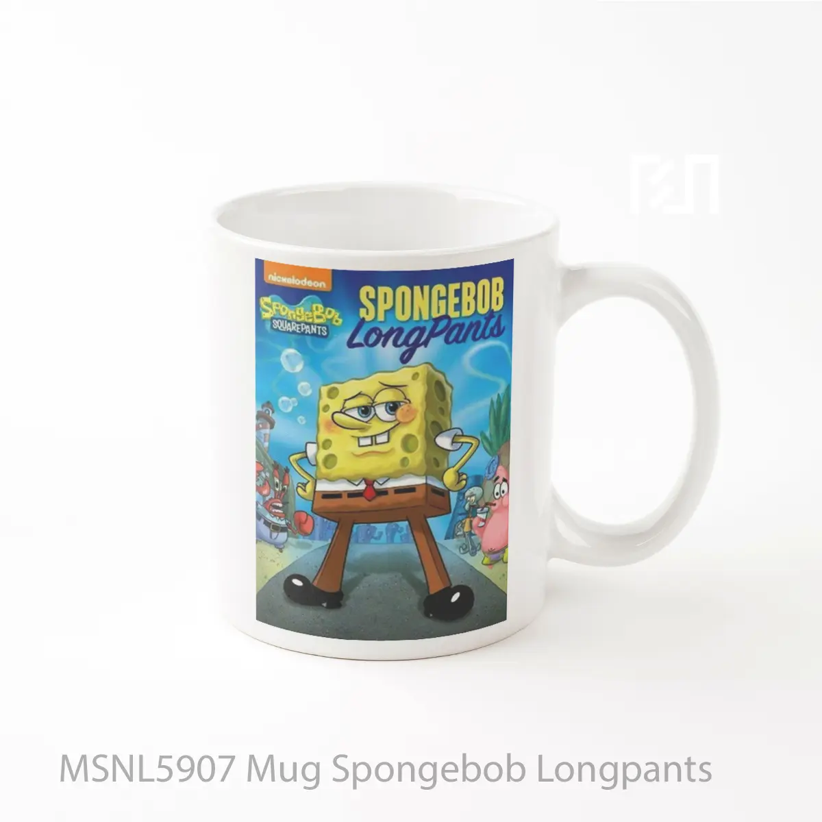 Mug Spongebob Longpants Gelas Keramik Tema Film MSNL5907