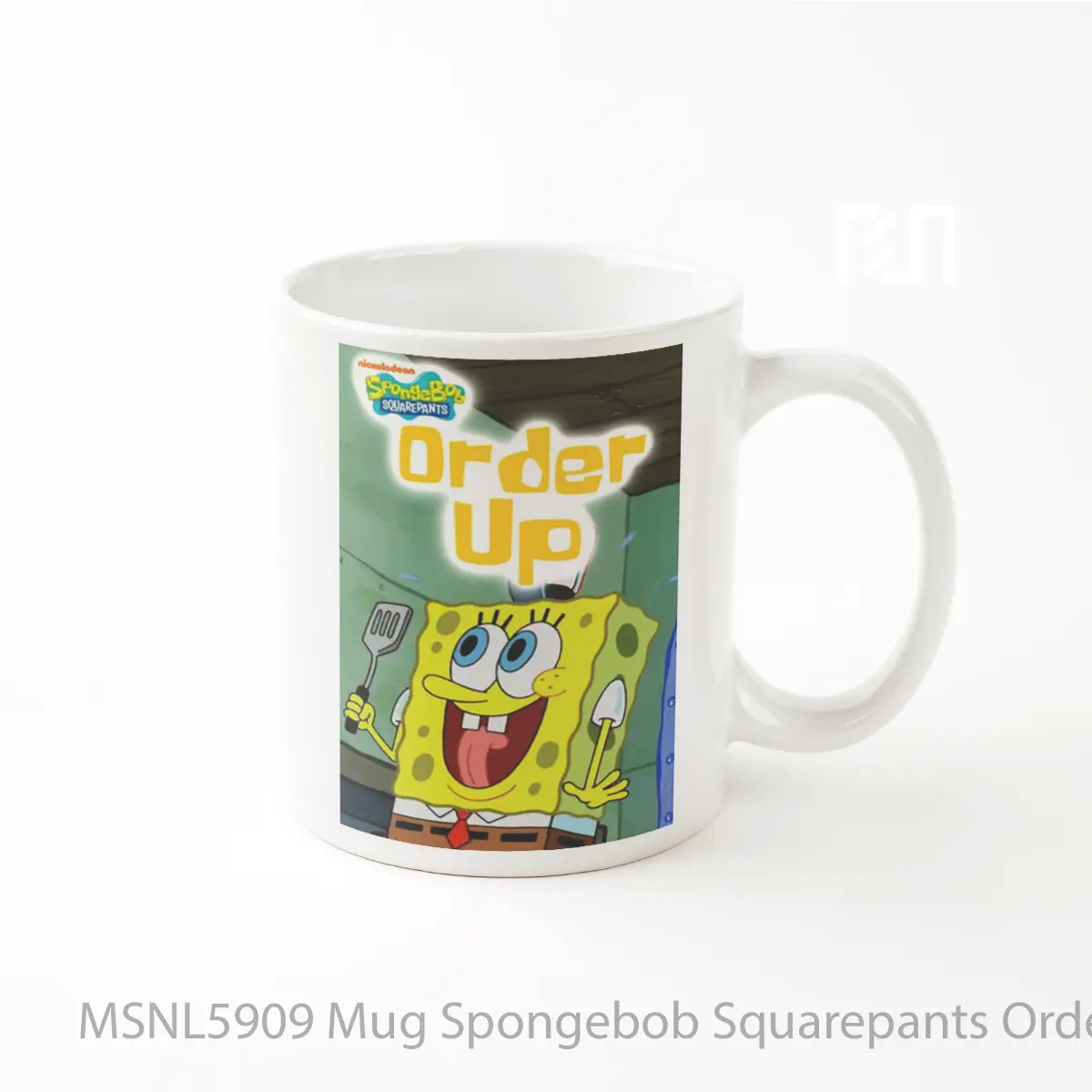 Mug Spongebob Squarepants Order Up Gelas Keramik Tema Film MSNL5909