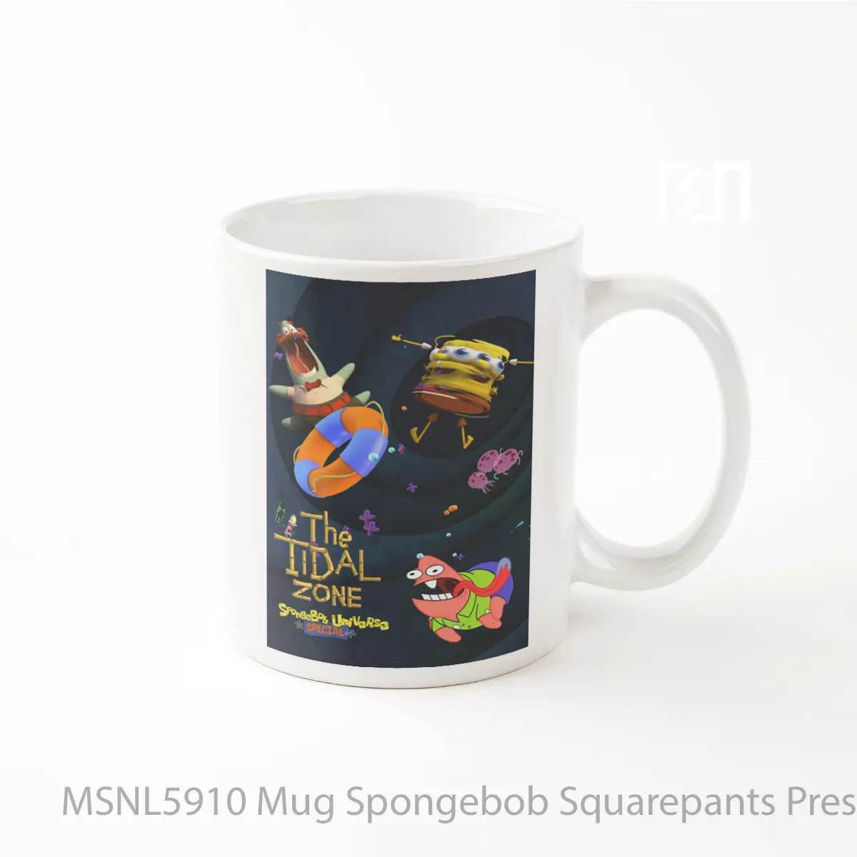 Mug Spongebob Squarepants Presents The Tidal Zone Gelas Keramik Tema Film MSNL5910
