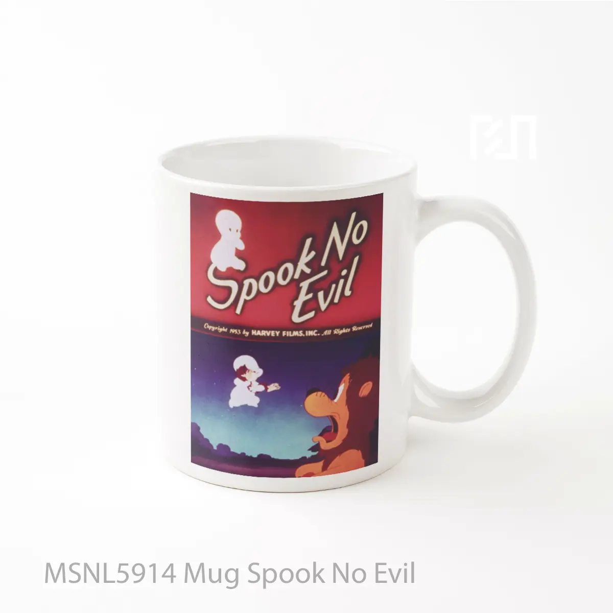 Mug Spook No Evil Gelas Keramik Tema Film MSNL5914