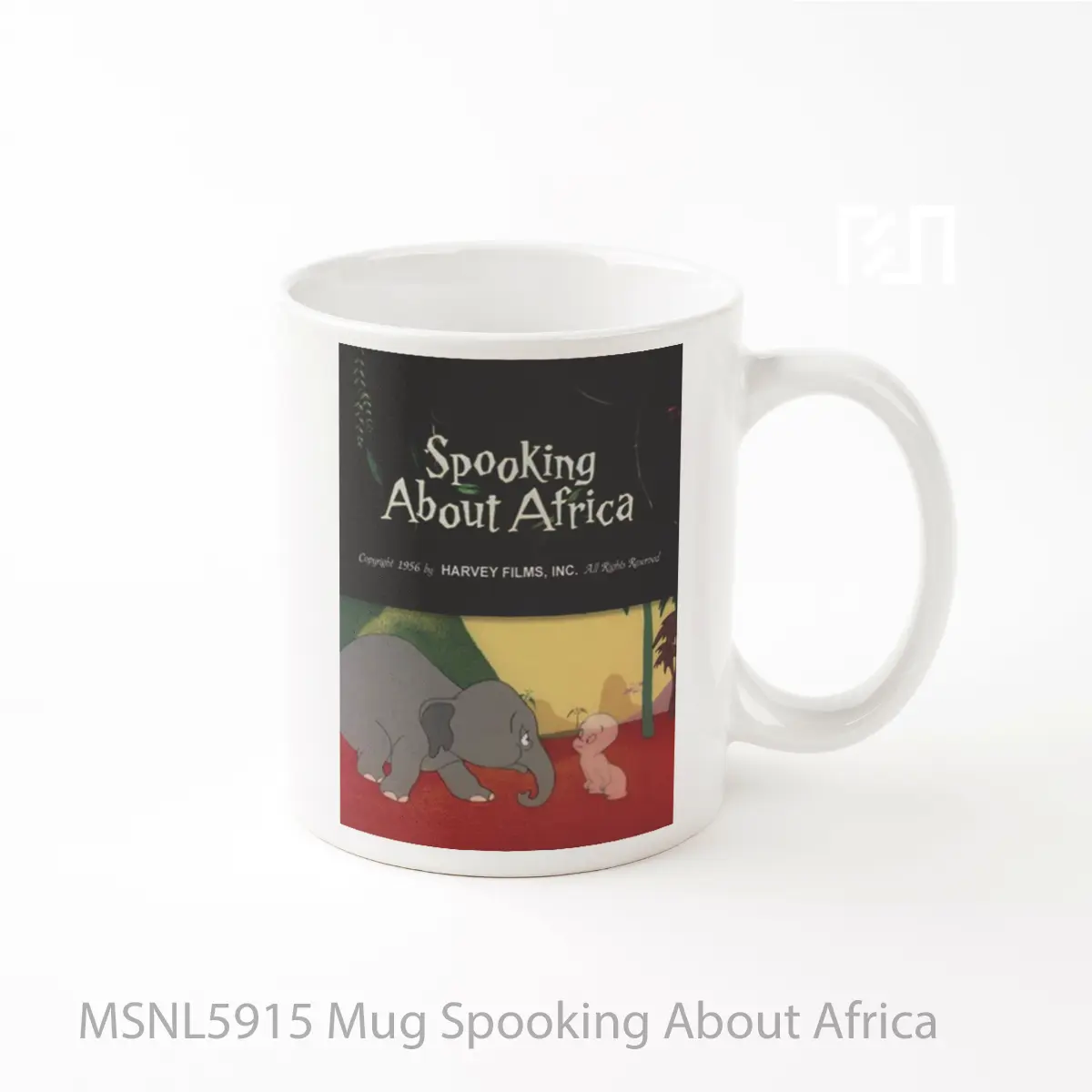 Mug Spooking About Africa Gelas Keramik Tema Film MSNL5915