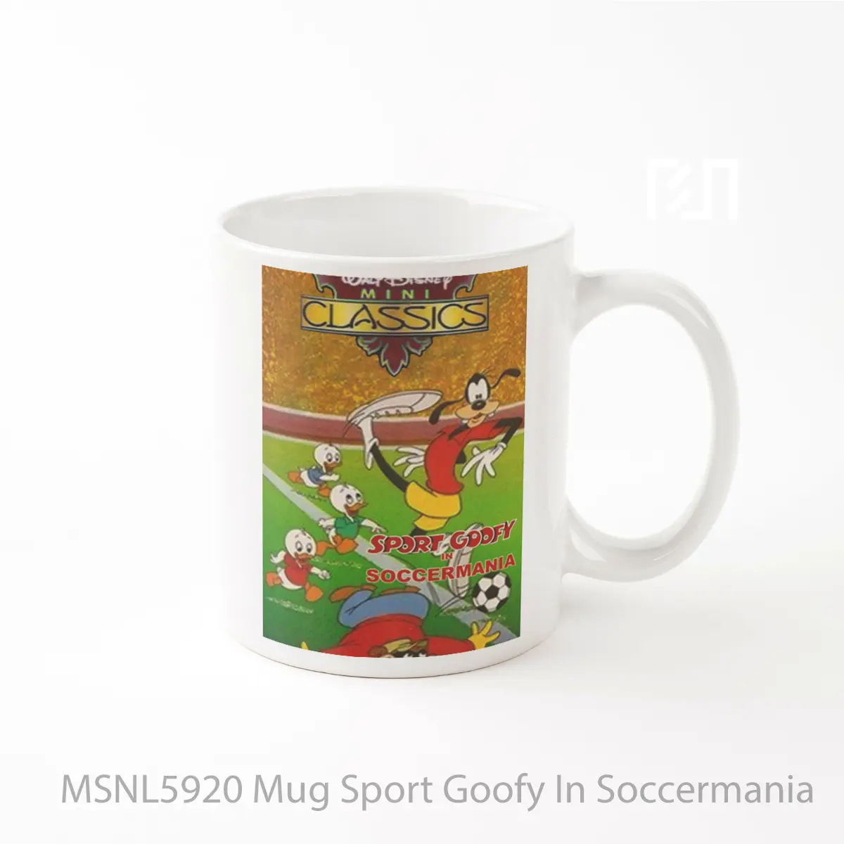 Mug Sport Goofy In Soccermania Gelas Keramik Tema Film MSNL5920