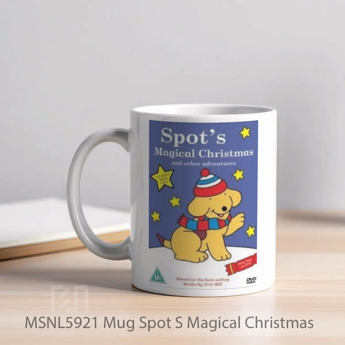 Mug Spot S Magical Christmas Gelas Keramik Tema Film MSNL5921 - Tampak Kiri