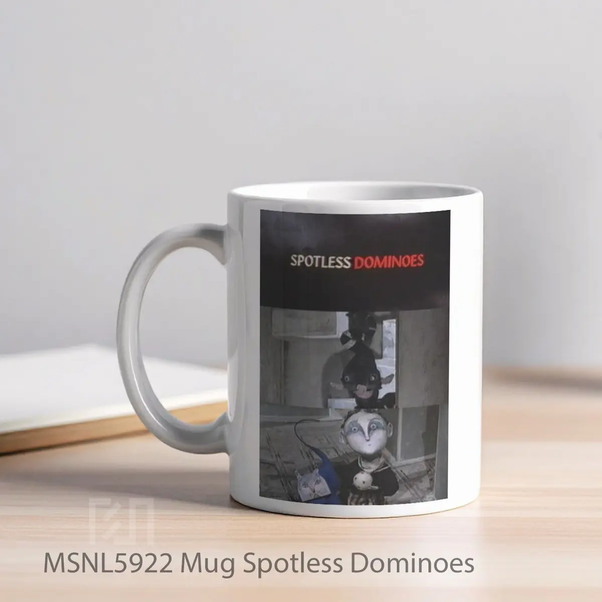 Mug Spotless Dominoes Gelas Keramik Tema Film MSNL5922 - Tampak Kiri