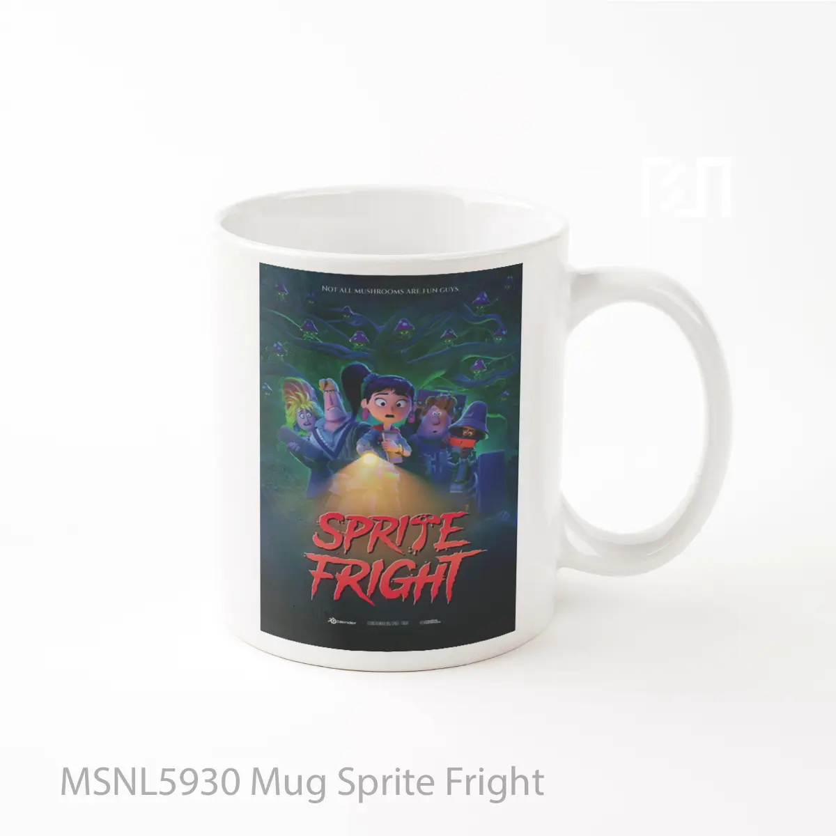 Mug Sprite Fright Gelas Keramik Tema Film MSNL5930