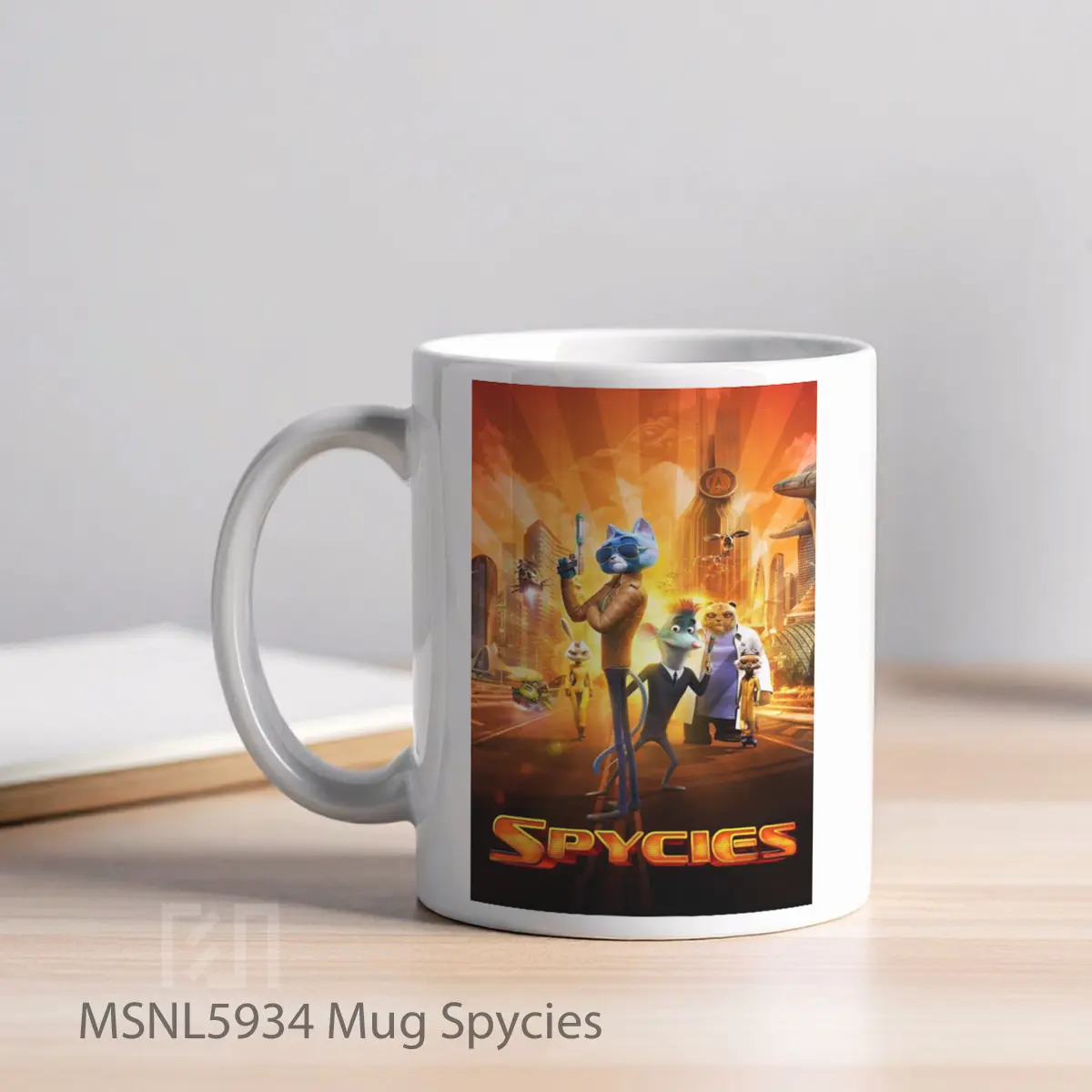 Mug Spycies Gelas Keramik Tema Film MSNL5934 - Tampak Kiri