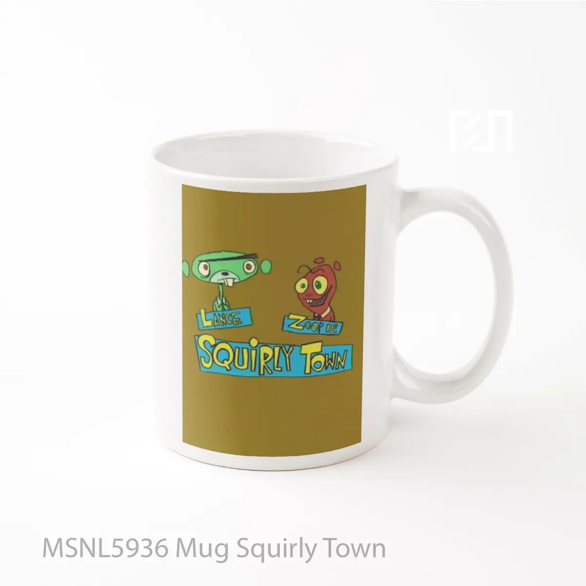 Mug Squirly Town Gelas Keramik Tema Film MSNL5936