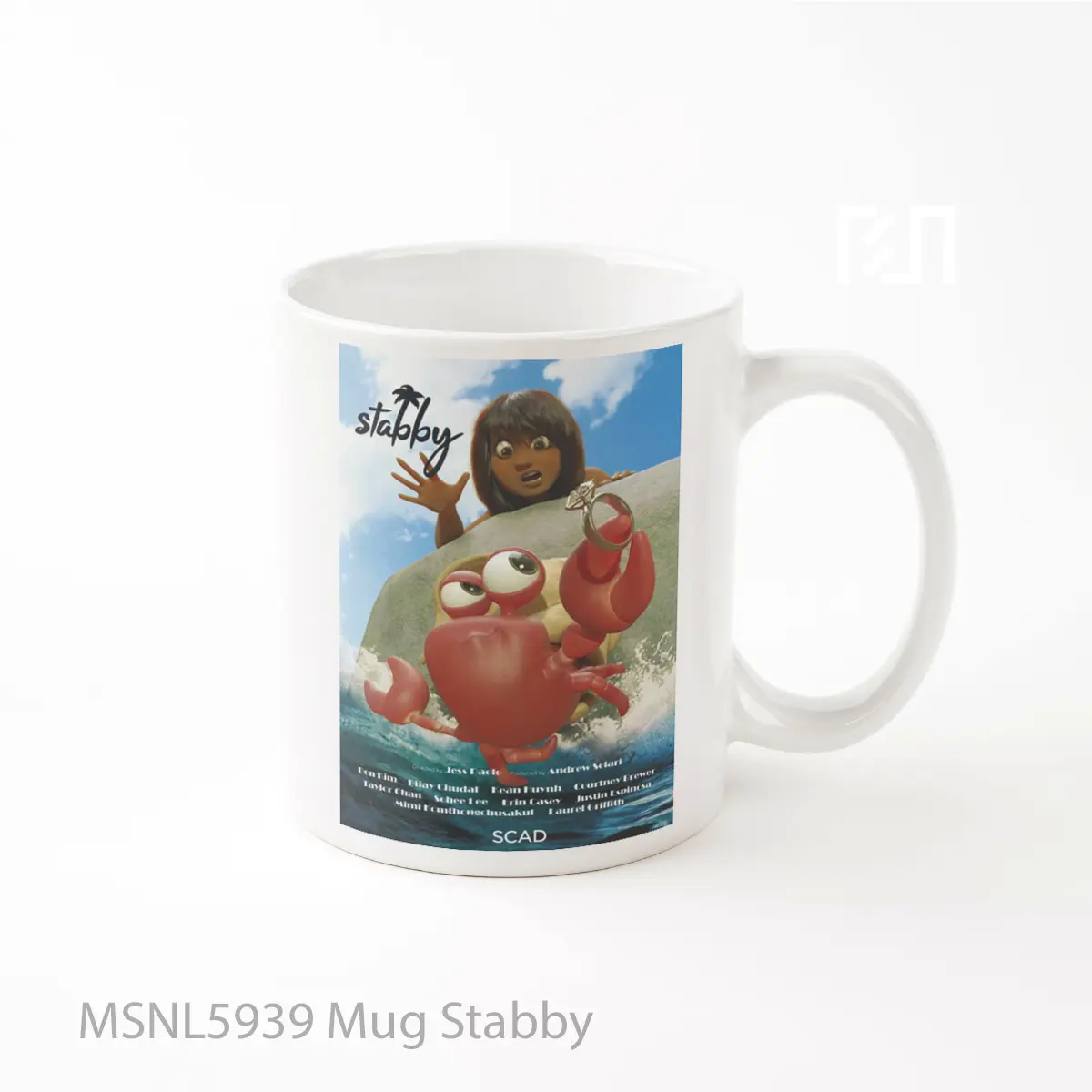 Mug Stabby Gelas Keramik Tema Film MSNL5939