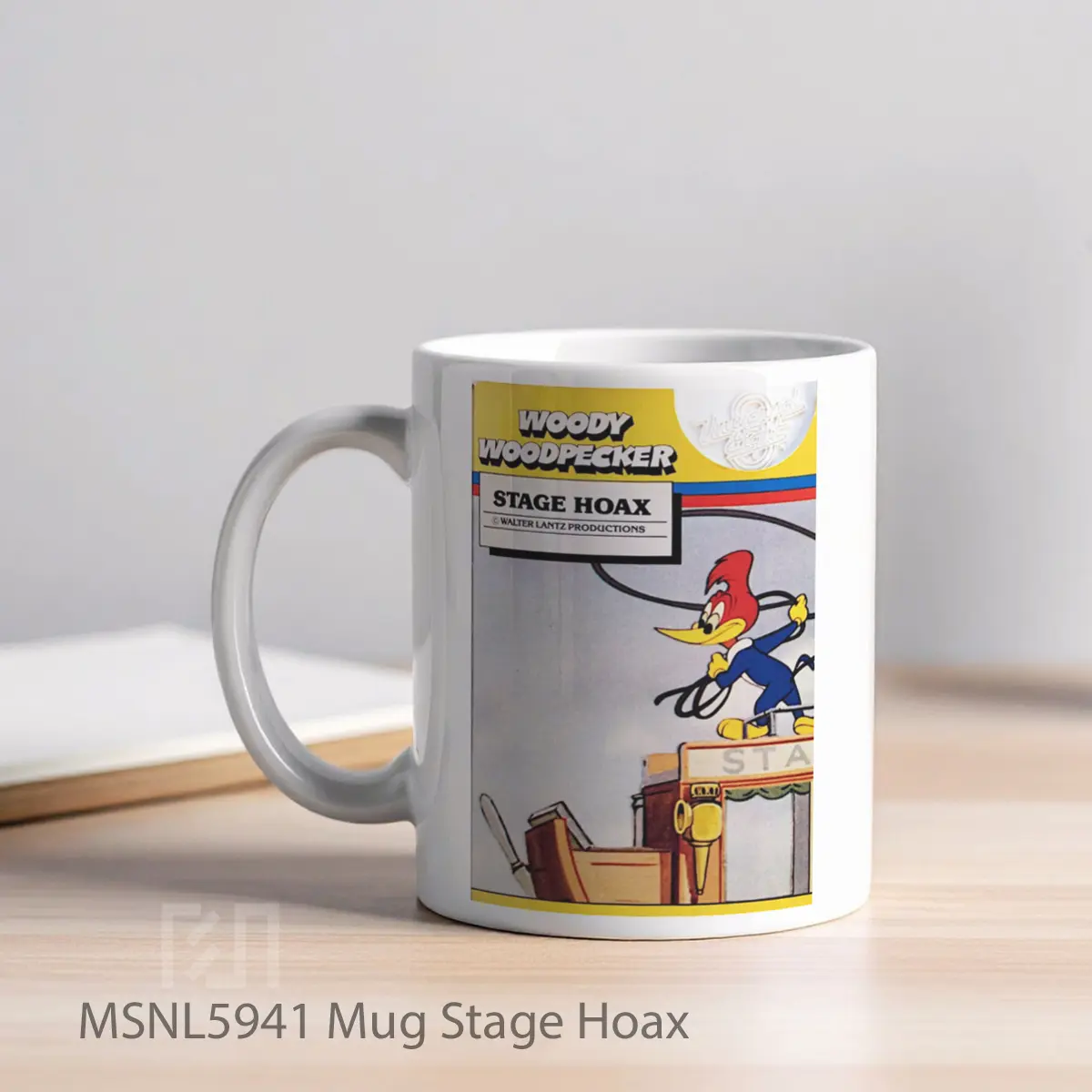 Mug Stage Hoax Gelas Keramik Tema Film MSNL5941 - Tampak Kiri