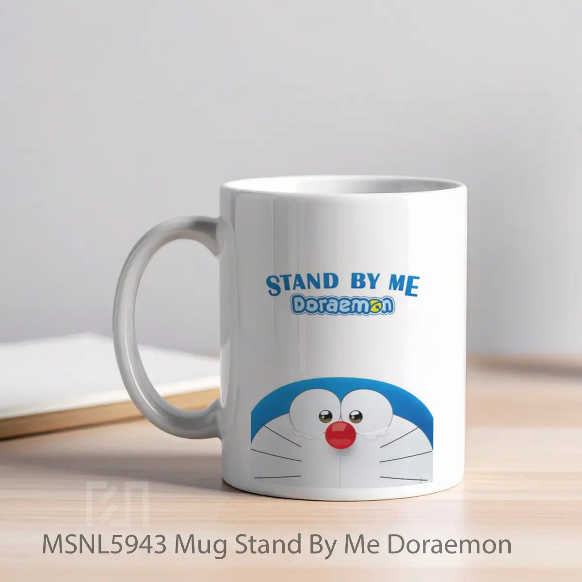 Mug Stand By Me Doraemon Gelas Keramik Tema Film MSNL5943 - Tampak Kiri