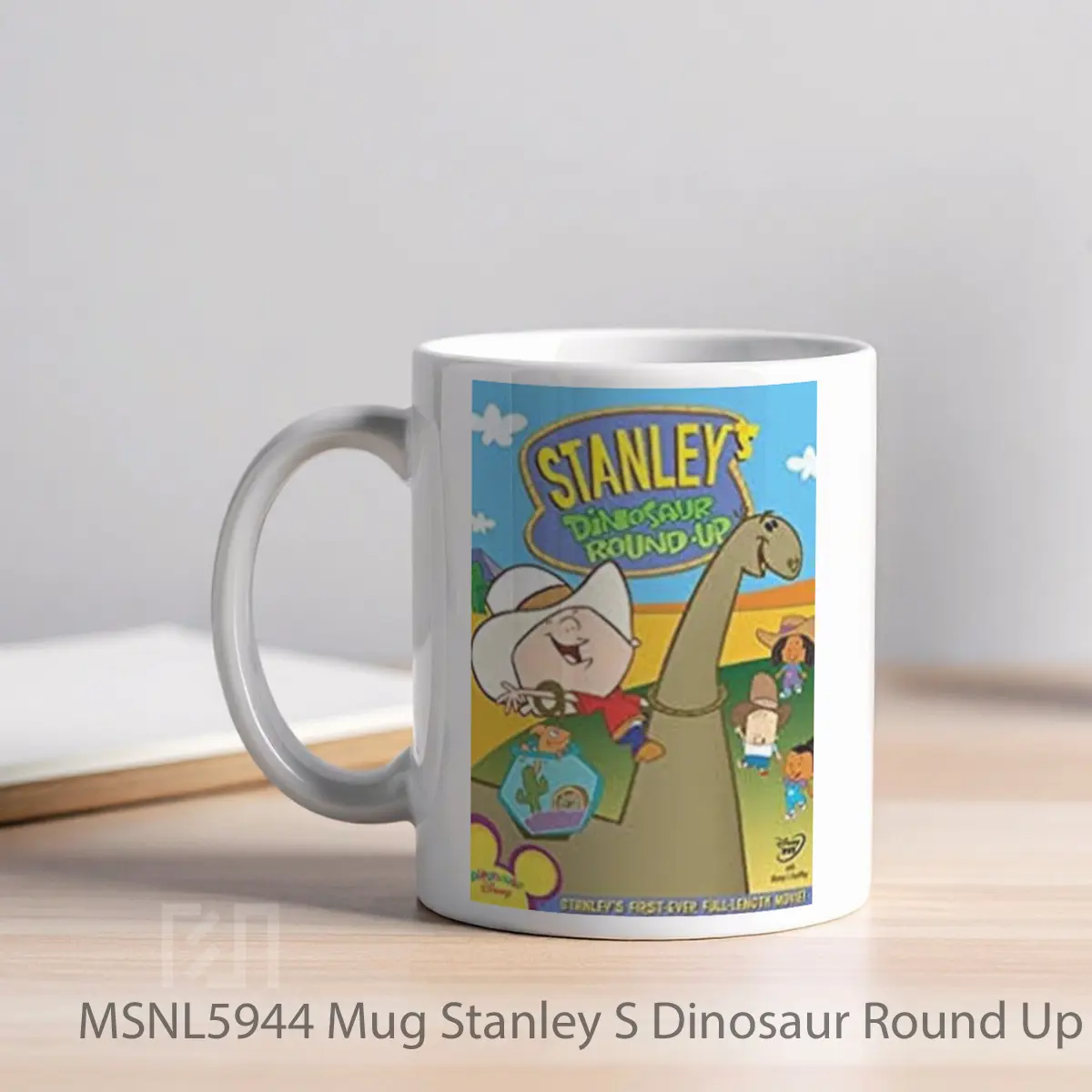 Mug Stanley S Dinosaur Round Up Gelas Keramik Tema Film MSNL5944 - Tampak Kiri
