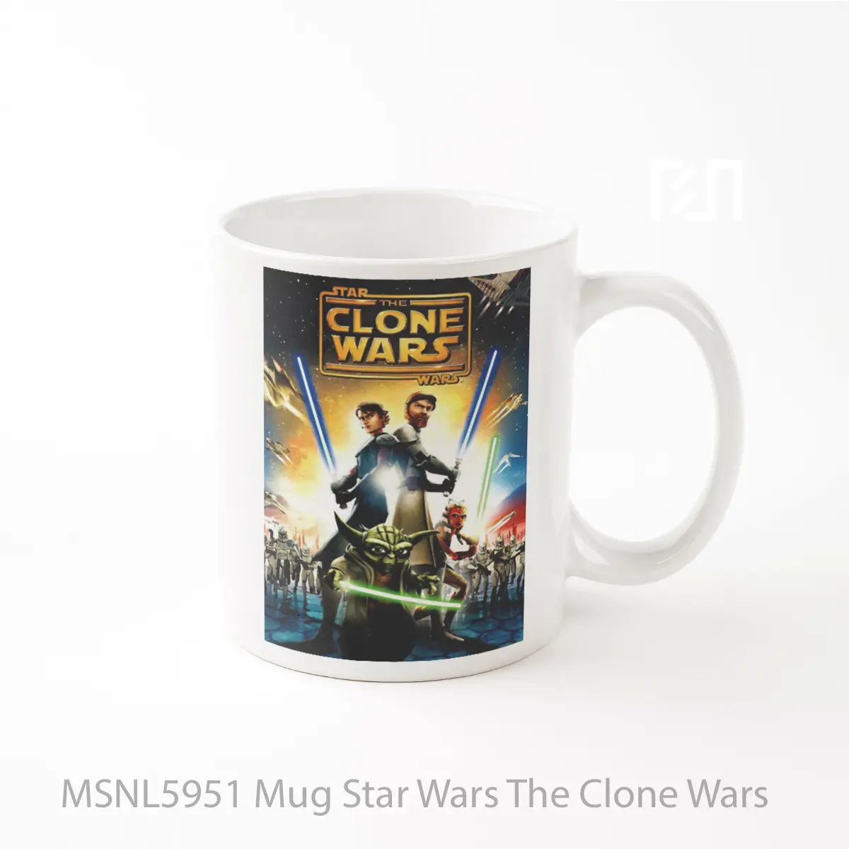 Mug Star Wars The Clone Wars Gelas Keramik Tema Film MSNL5951