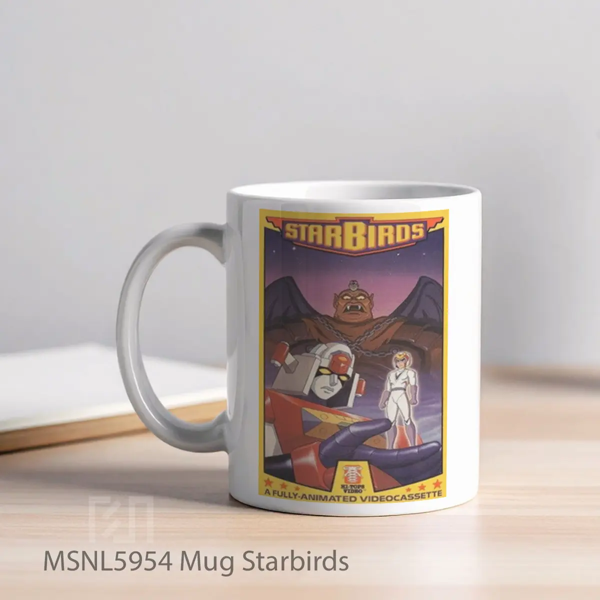 Mug Starbirds Gelas Keramik Tema Film MSNL5954 - Tampak Kiri
