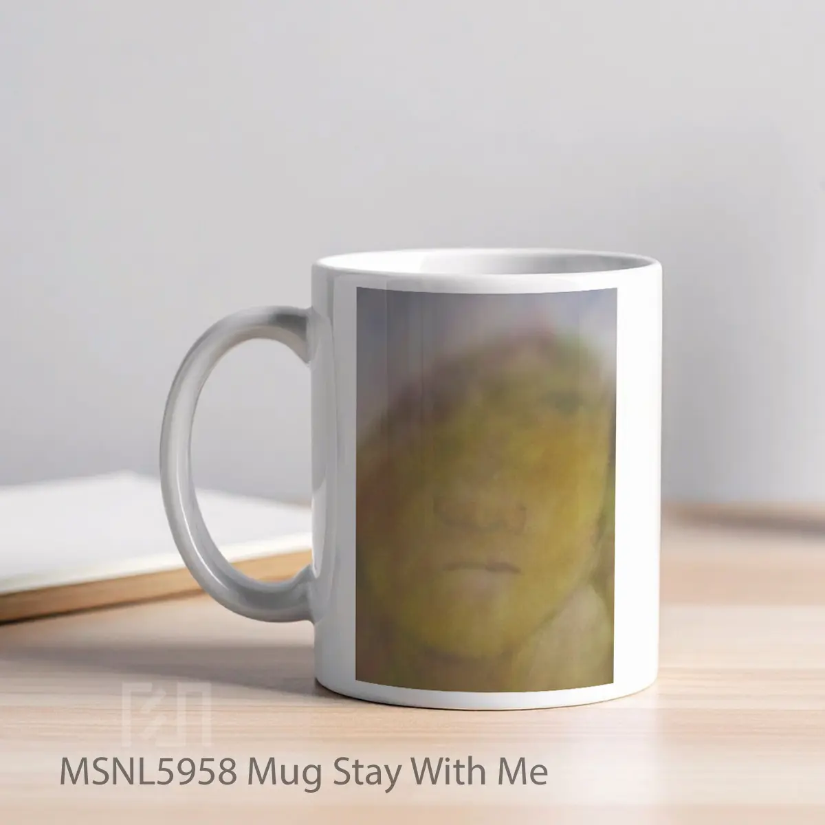 Mug Stay With Me Gelas Keramik Tema Film MSNL5958 - Tampak Kiri