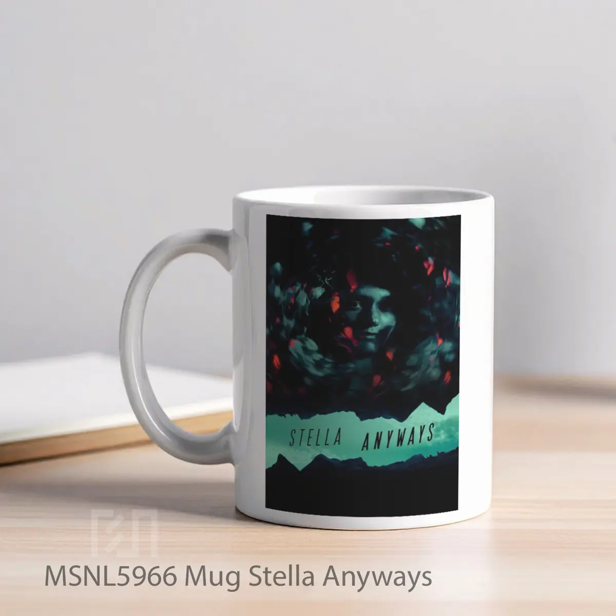 Mug Stella Anyways Gelas Keramik Tema Film MSNL5966 - Tampak Kiri