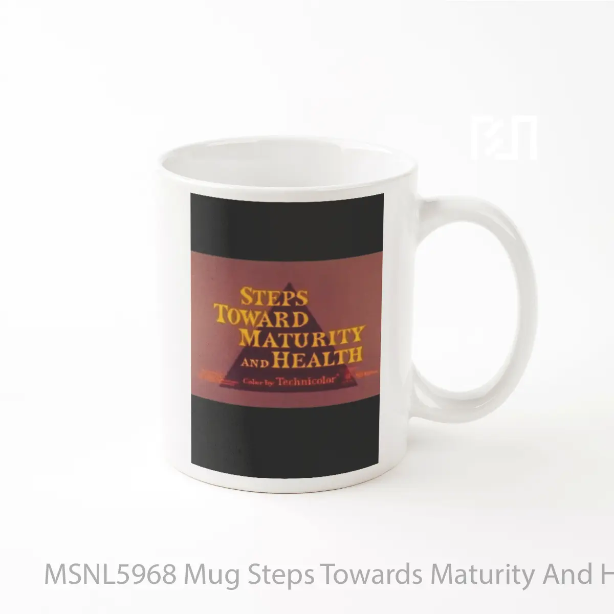 Mug Steps Towards Maturity And Health Gelas Keramik Tema Film MSNL5968