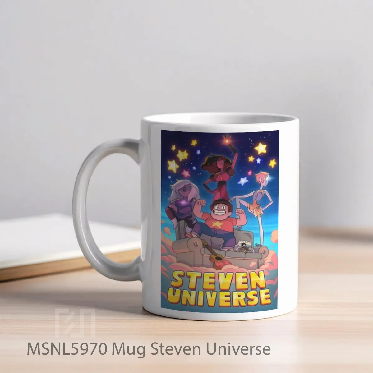 Mug Steven Universe Gelas Keramik Tema Film MSNL5970 - Tampak Kiri