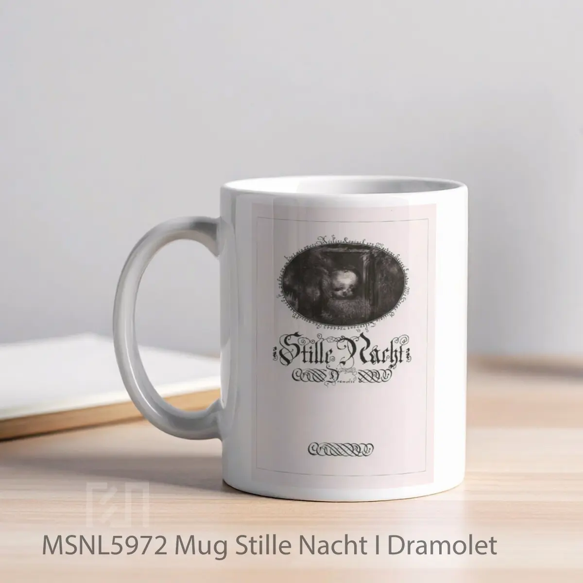 Mug Stille Nacht I Dramolet Gelas Keramik Tema Film MSNL5972 - Tampak Kiri