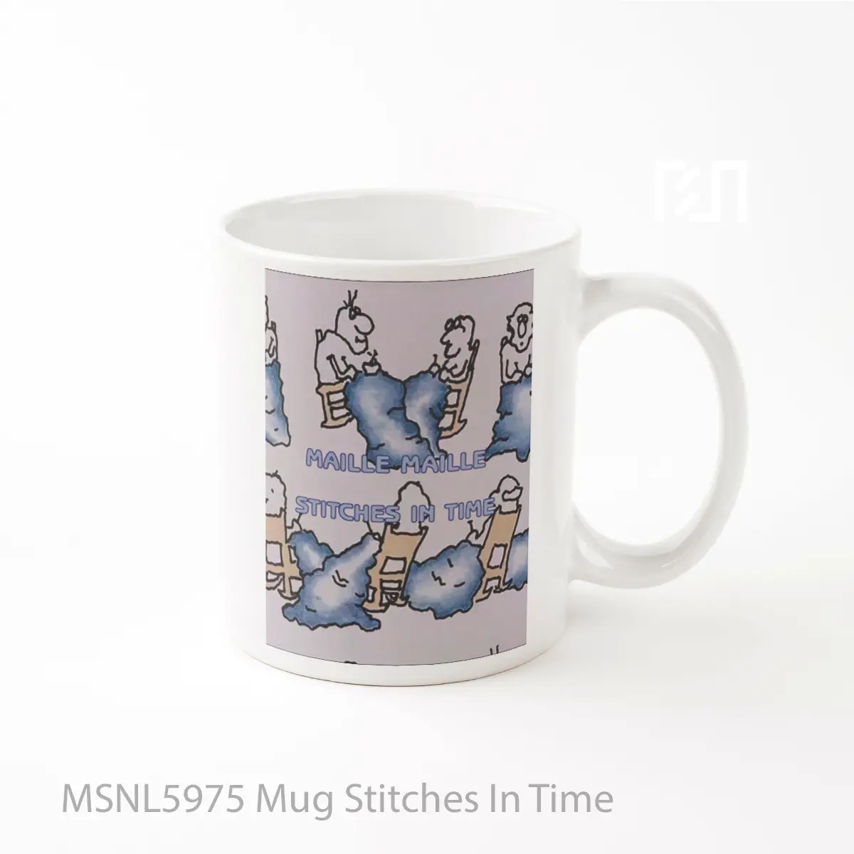 Mug Stitches In Time Gelas Keramik Tema Film MSNL5975