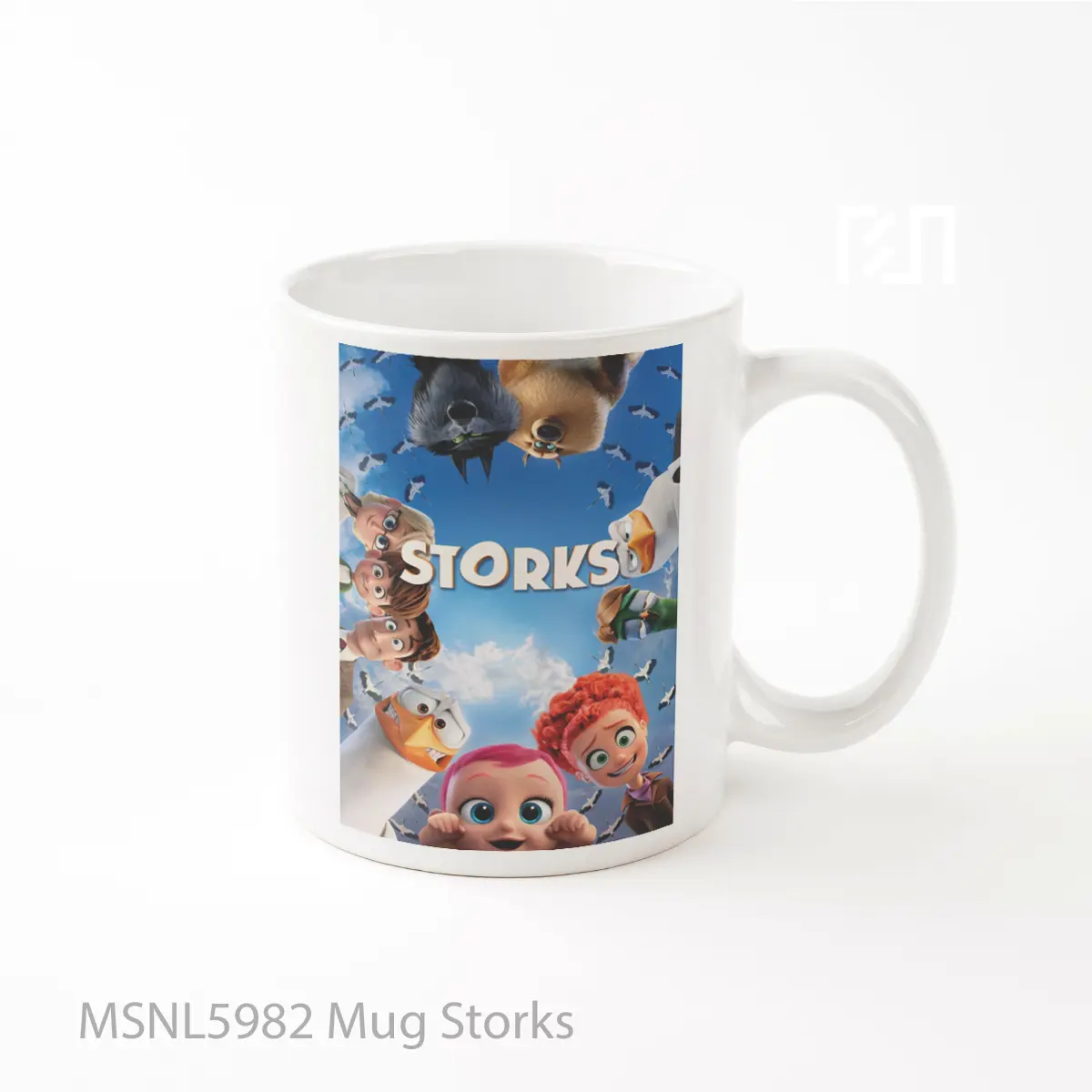 Mug Storks Gelas Keramik Tema Film MSNL5982