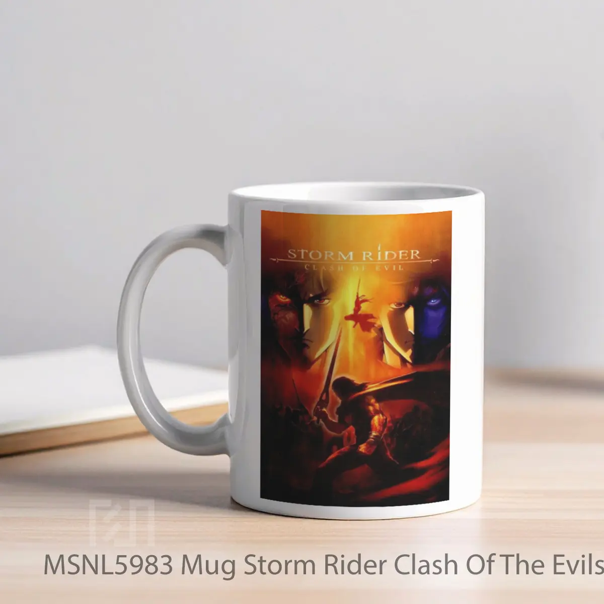 Mug Storm Rider Clash Of The Evils Gelas Keramik Tema Film MSNL5983 - Tampak Kiri
