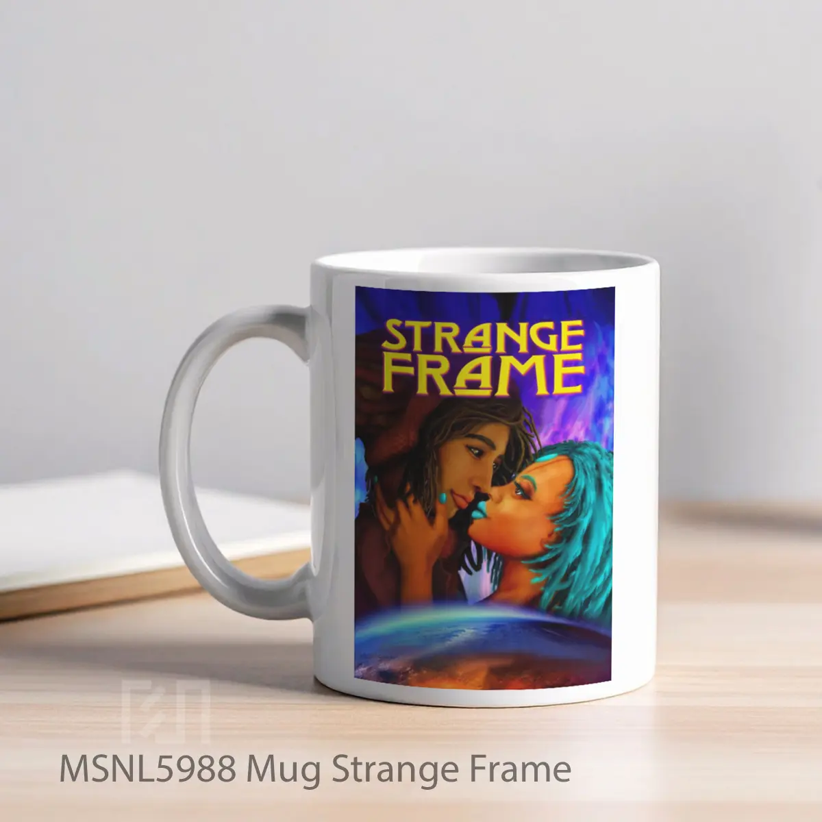 Mug Strange Frame Gelas Keramik Tema Film MSNL5988 - Tampak Kiri