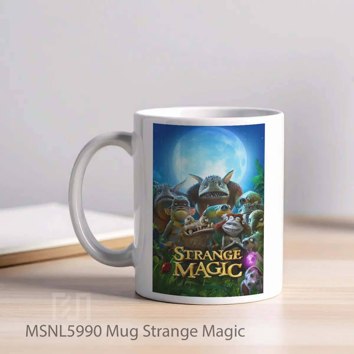 Mug Strange Magic Gelas Keramik Tema Film MSNL5990 - Tampak Kiri