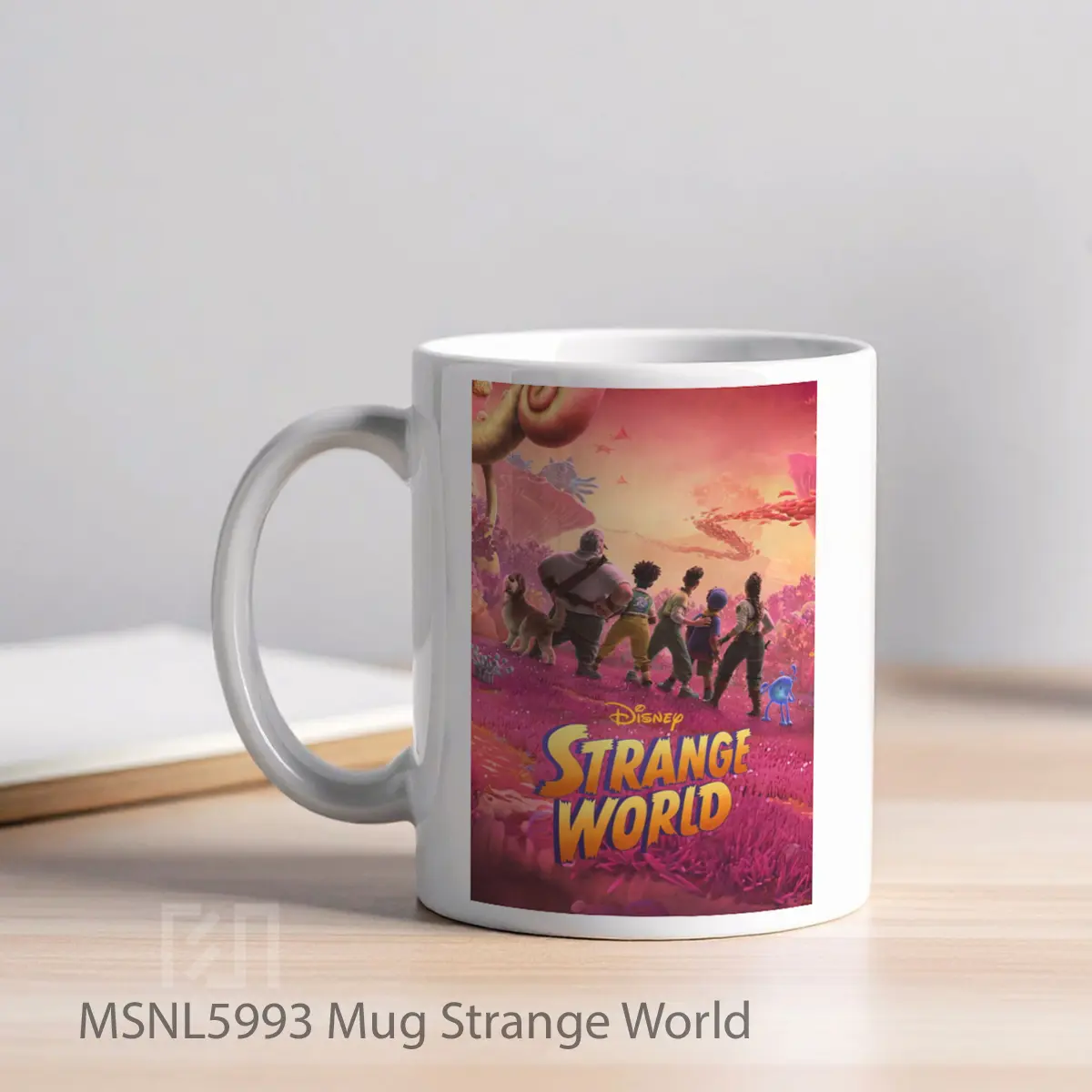 Mug Strange World Gelas Keramik Tema Film MSNL5993 - Tampak Kiri