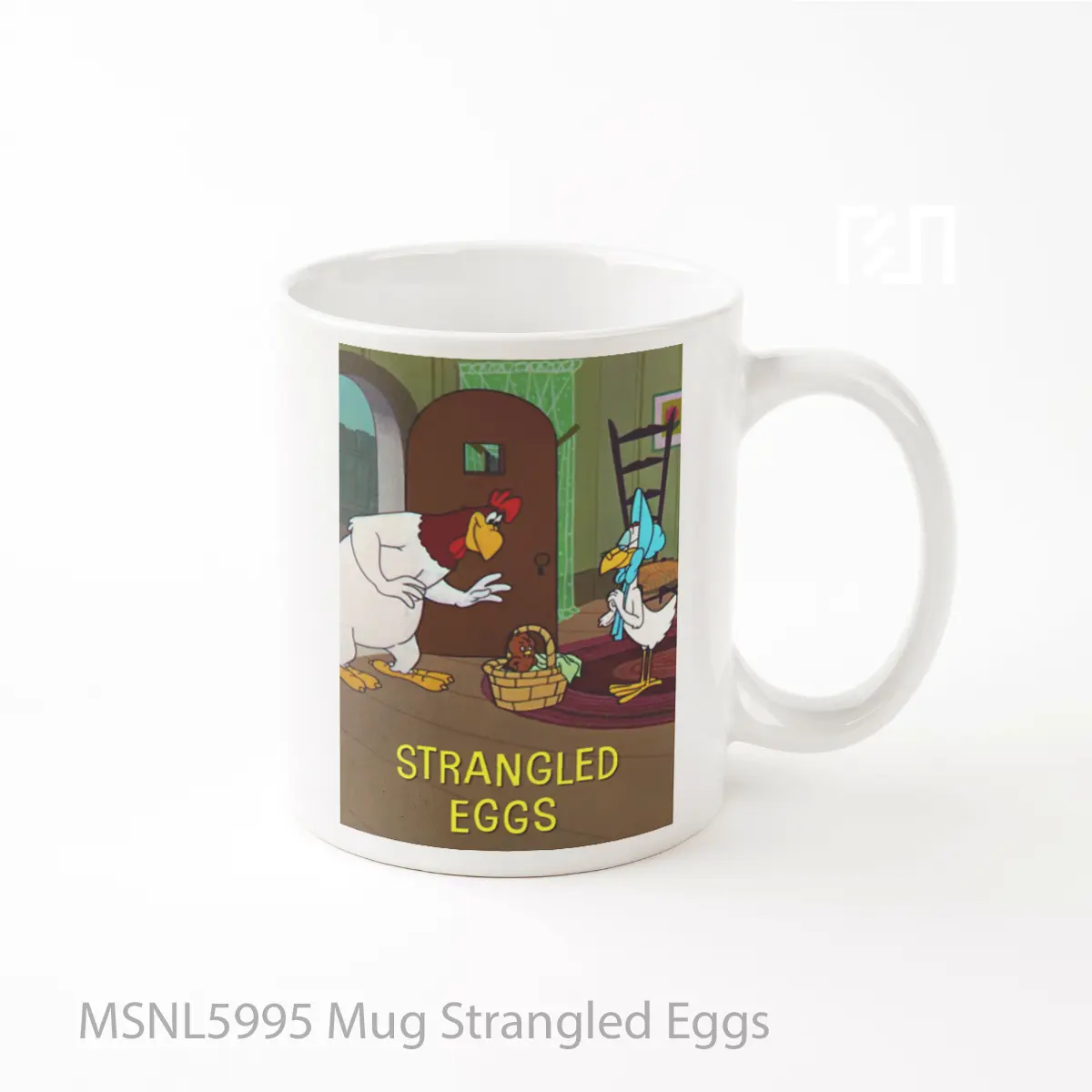 Mug Strangled Eggs Gelas Keramik Tema Film MSNL5995