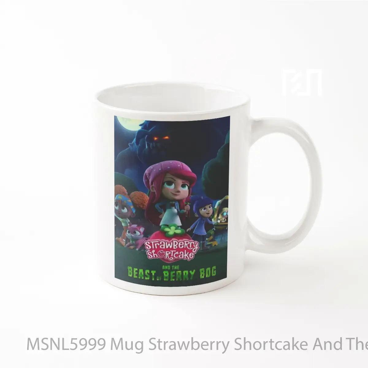 Mug Strawberry Shortcake And The Beast Of Berry Bog Gelas Keramik Tema Film MSNL5999