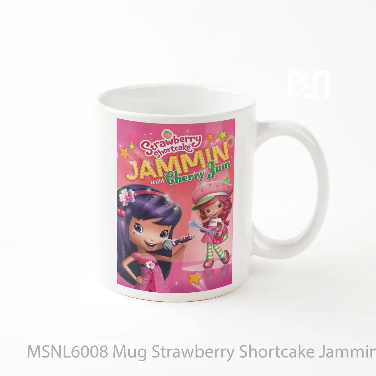 Mug Strawberry Shortcake Jammin With Cherry Jam Gelas Keramik Tema Film MSNL6008