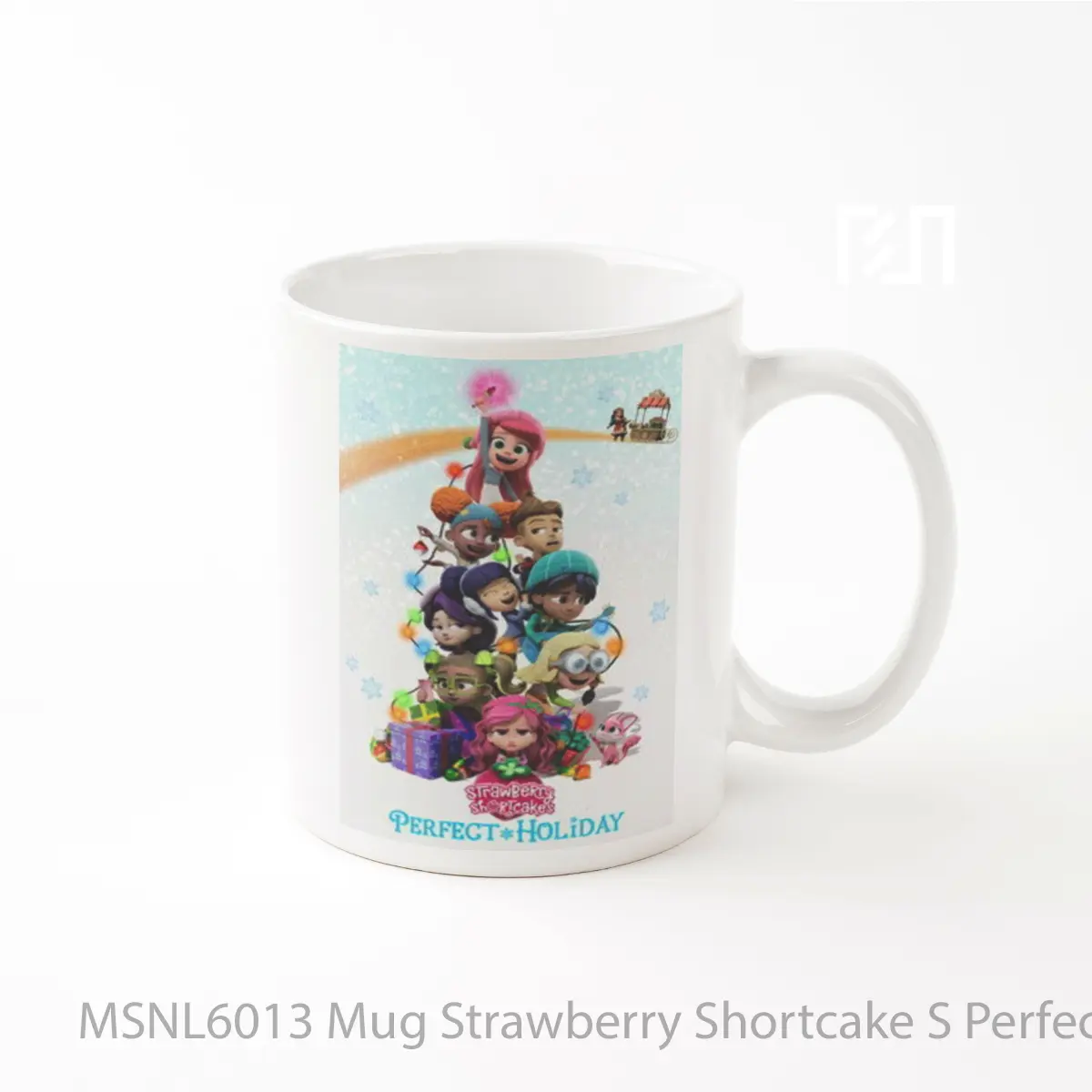 Mug Strawberry Shortcake S Perfect Holiday Gelas Keramik Tema Film MSNL6013