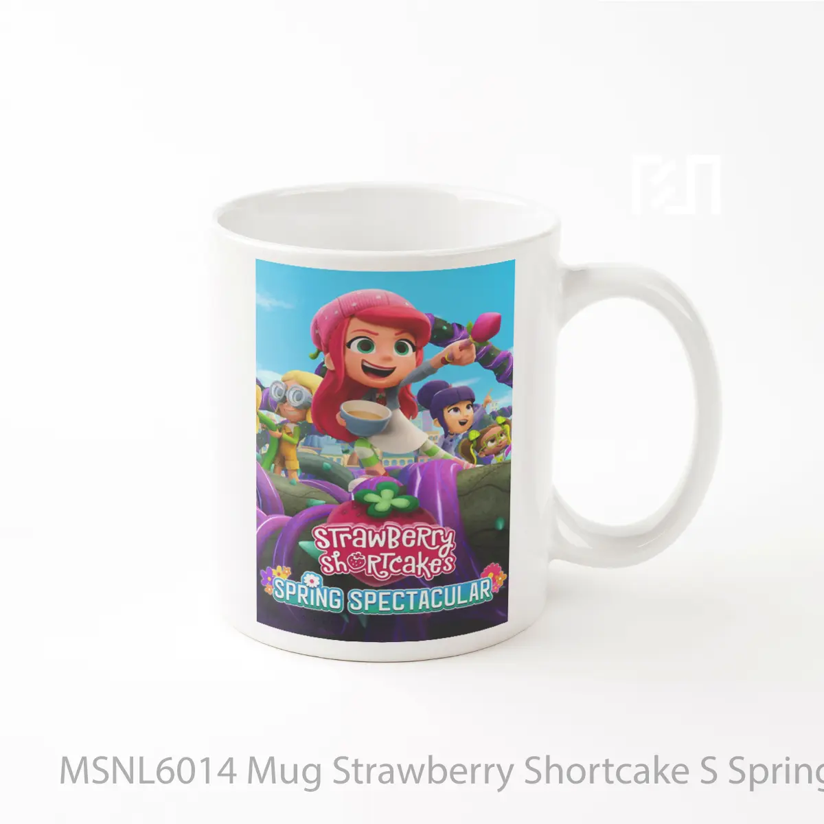 Mug Strawberry Shortcake S Spring Spectacular Gelas Keramik Tema Film MSNL6014