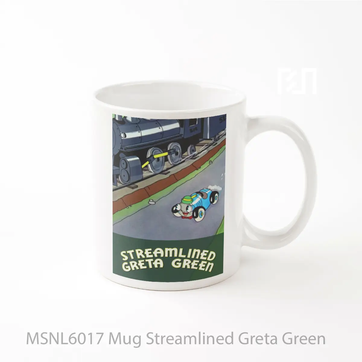 Mug Streamlined Greta Green Gelas Keramik Tema Film MSNL6017