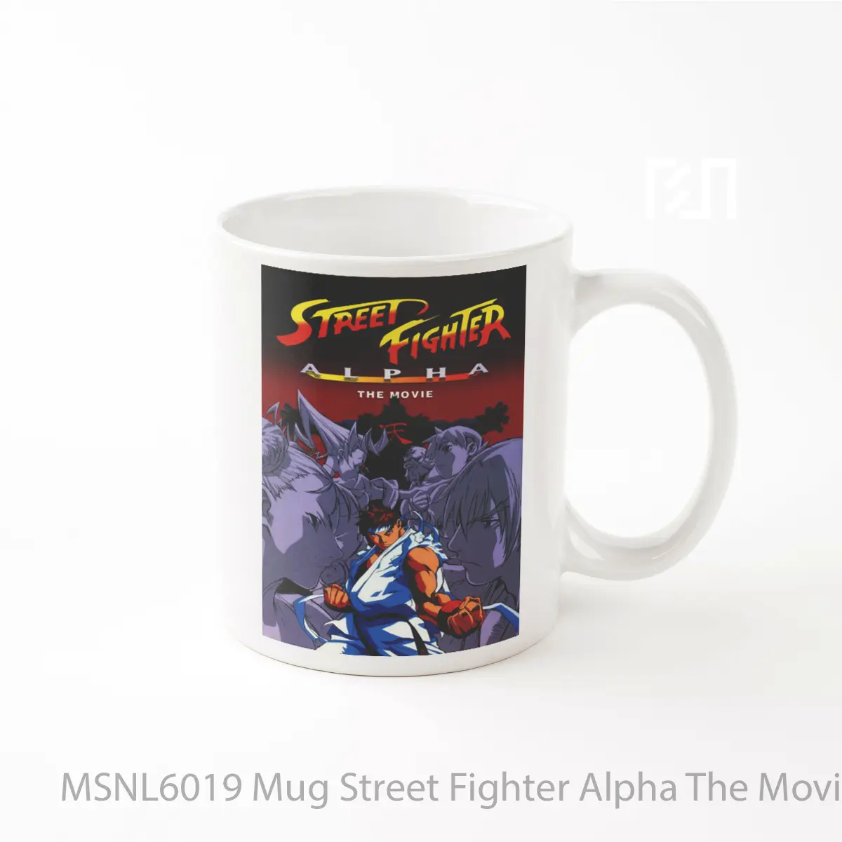 Mug Street Fighter Alpha The Movie Gelas Keramik Tema Film MSNL6019