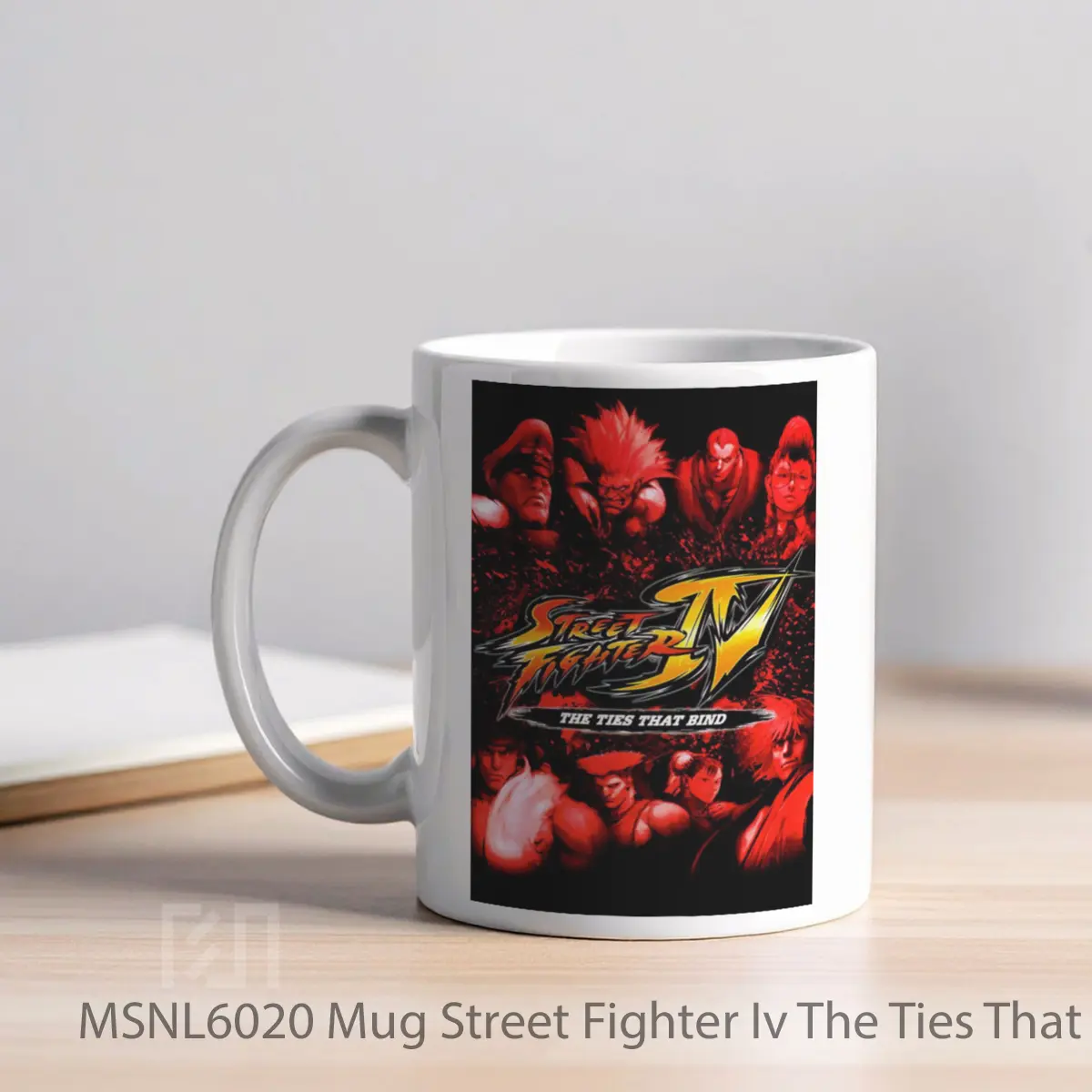 Mug Street Fighter Iv The Ties That Bind Gelas Keramik Tema Film MSNL6020 - Tampak Kiri