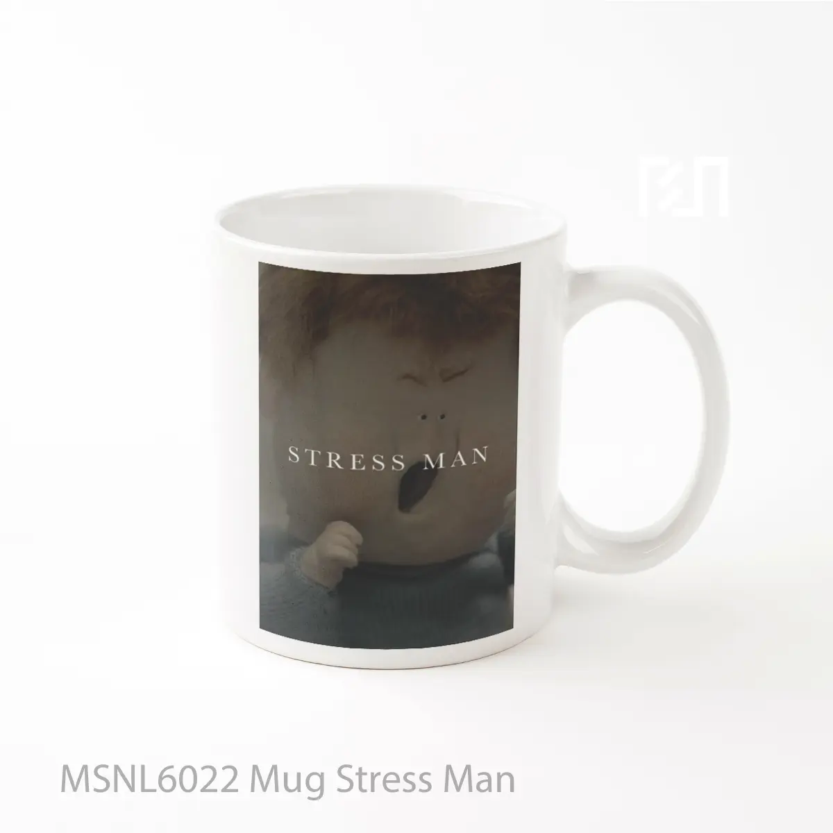 Mug Stress Man Gelas Keramik Tema Film MSNL6022