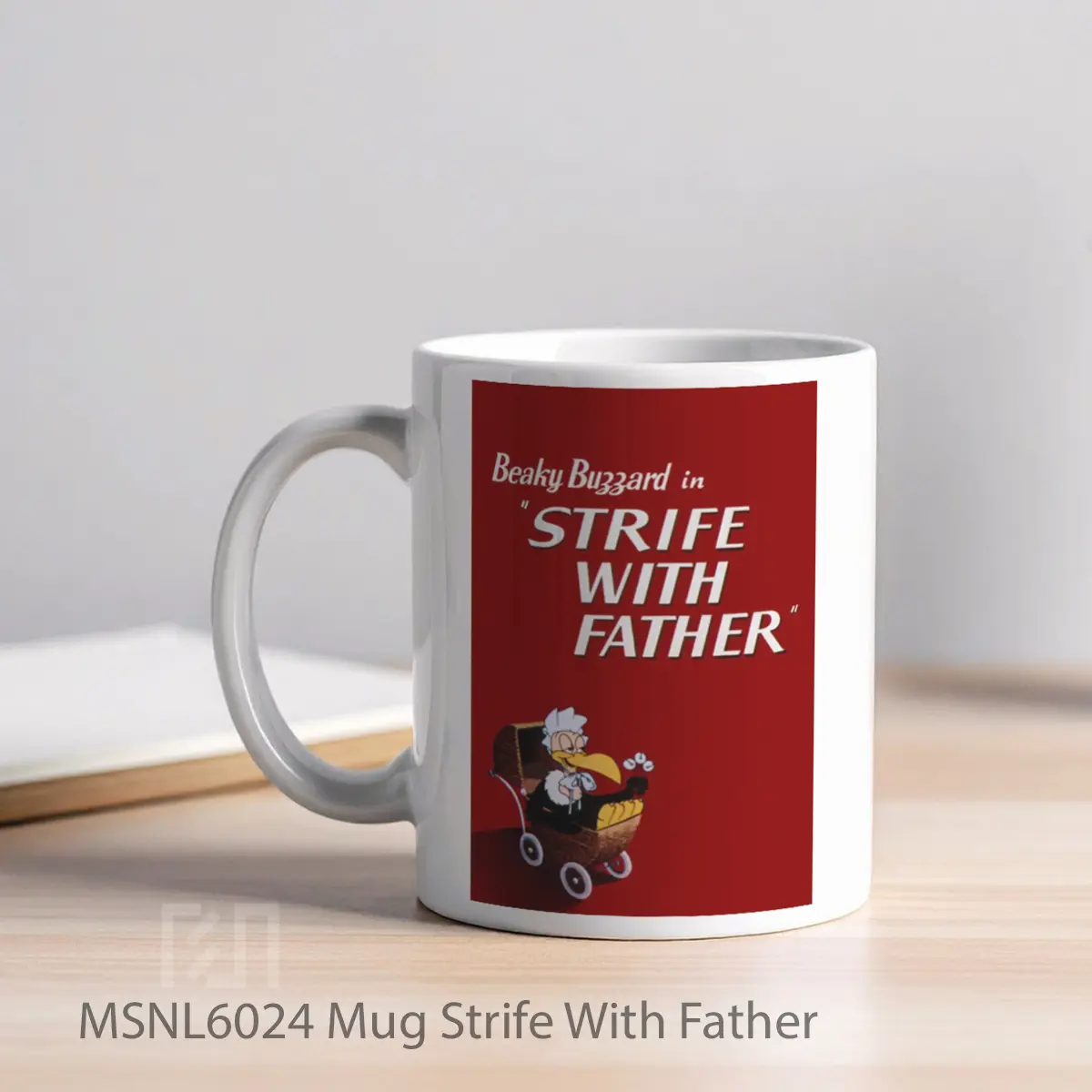 Mug Strife With Father Gelas Keramik Tema Film MSNL6024 - Tampak Kiri