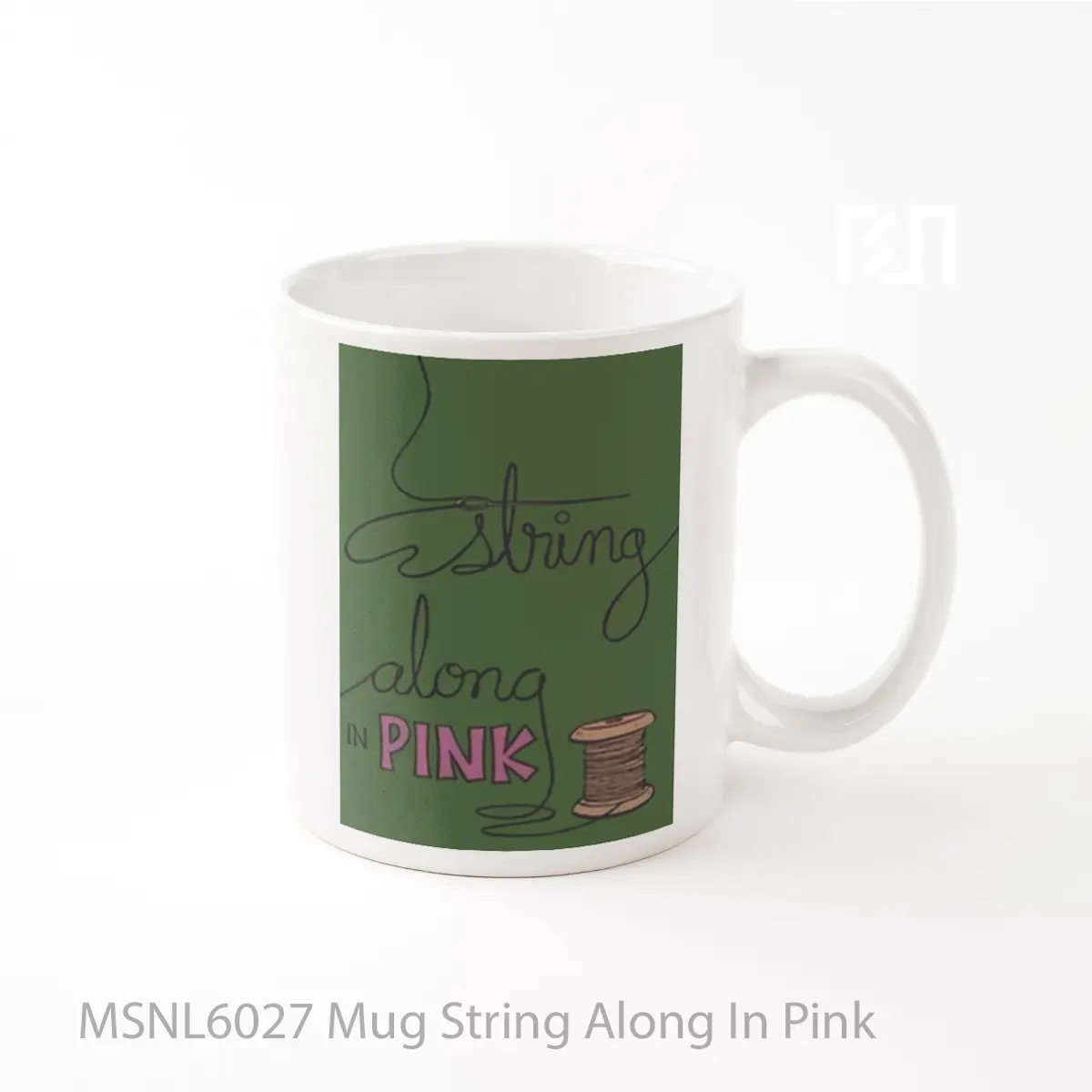 Mug String Along In Pink Gelas Keramik Tema Film MSNL6027