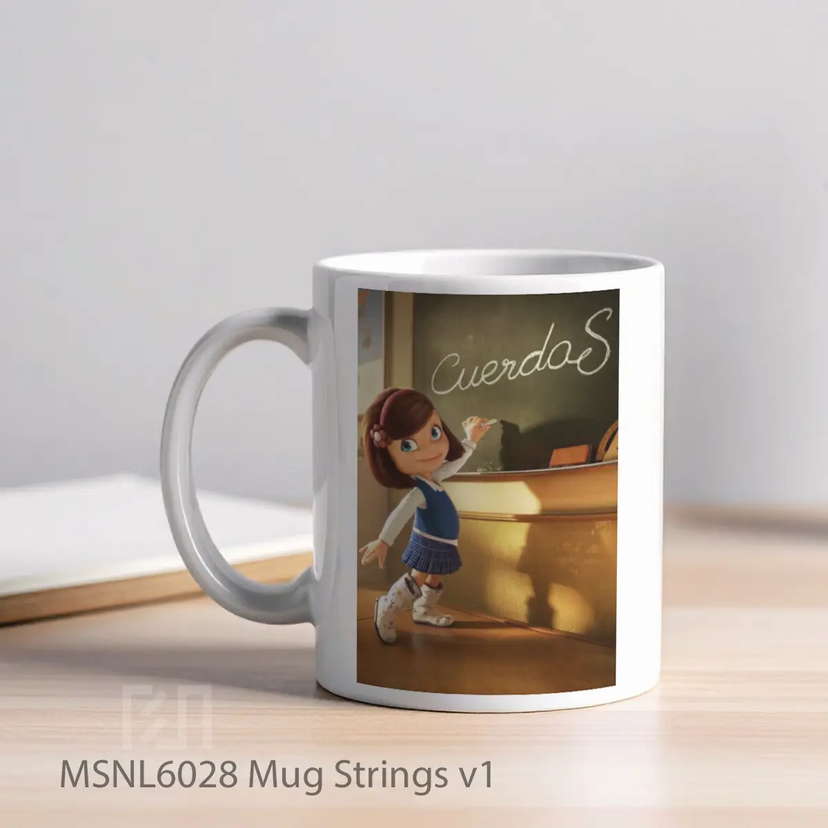 Mug Strings V1 Gelas Keramik Tema Film MSNL6028 - Tampak Kiri