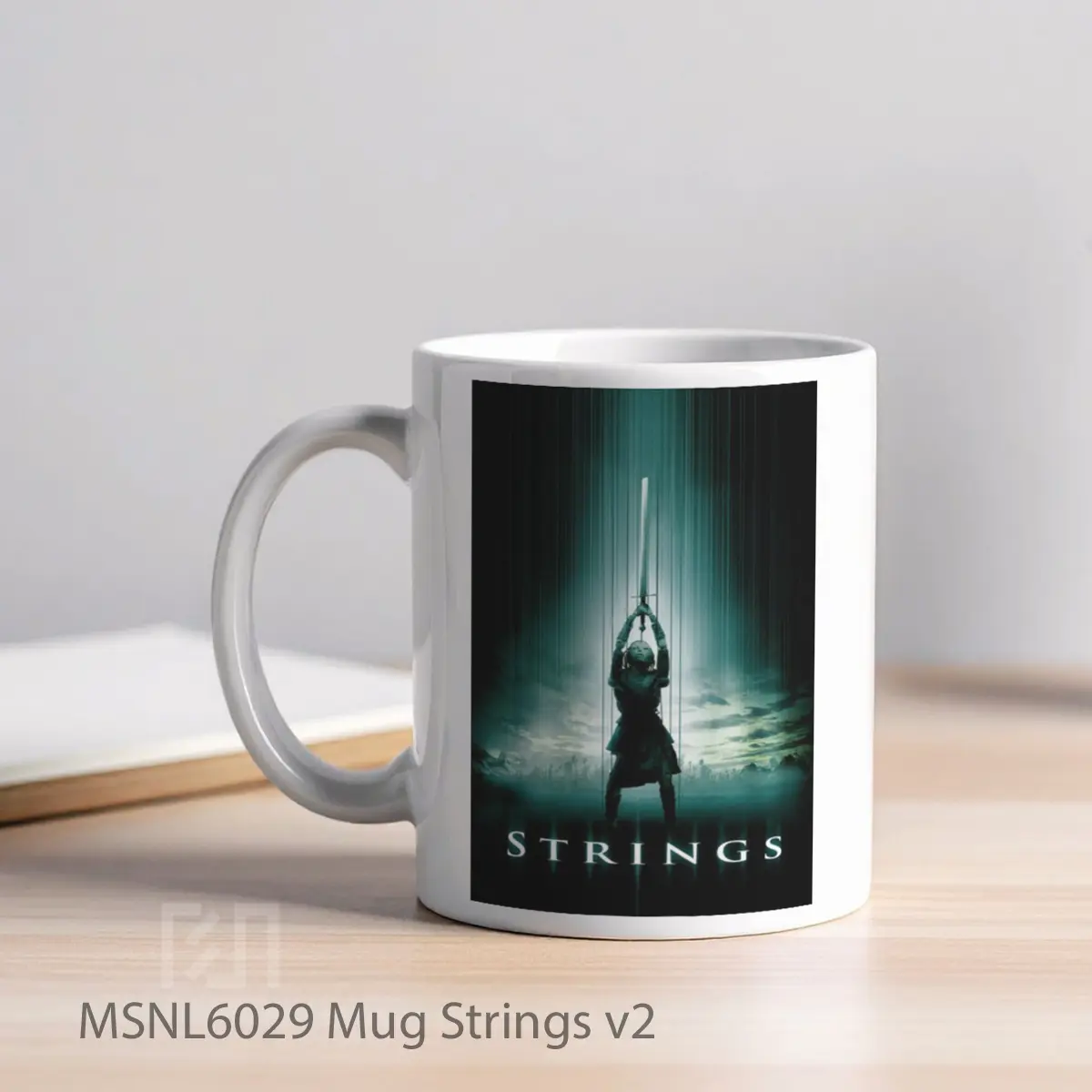 Mug Strings V2 Gelas Keramik Tema Film MSNL6029 - Tampak Kiri