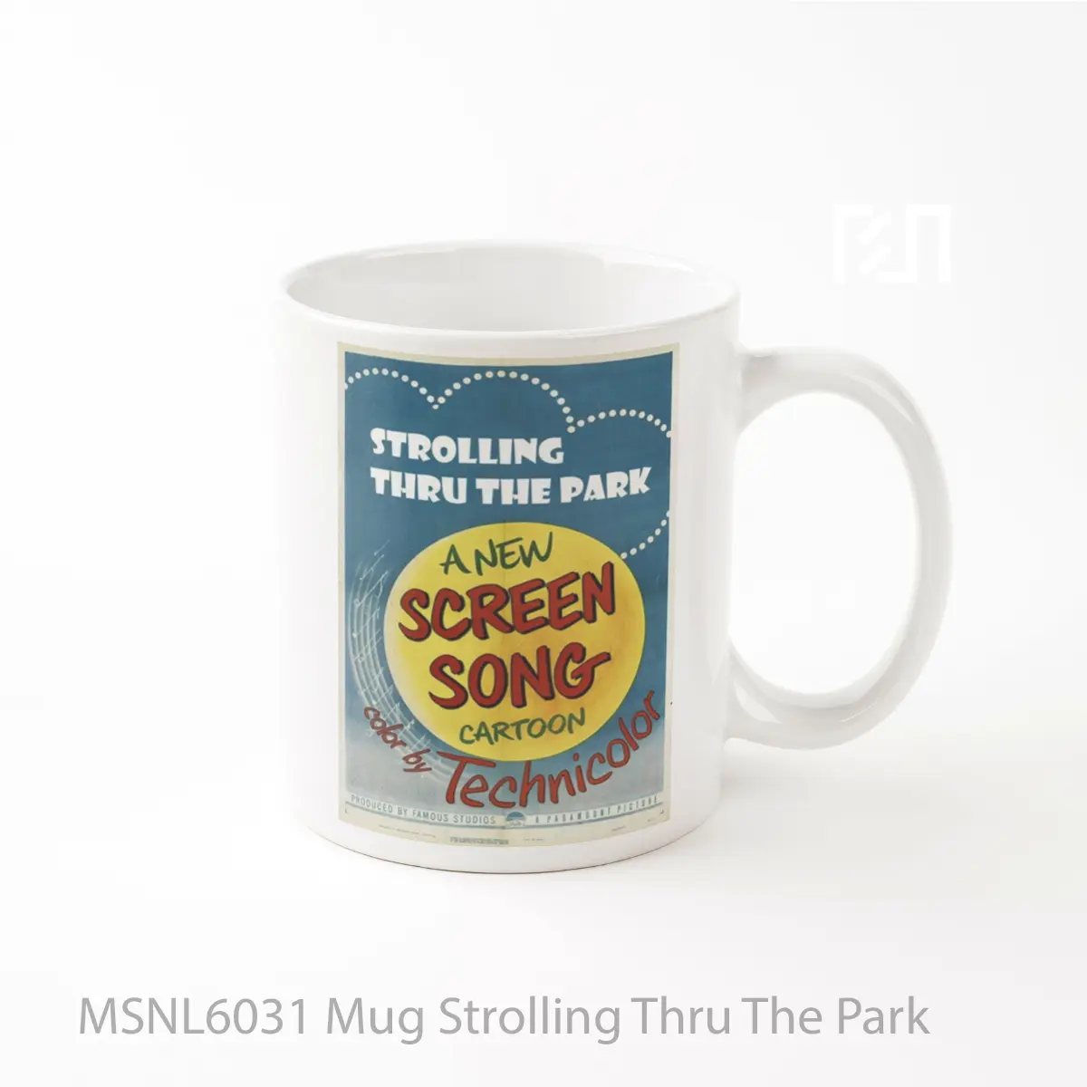 Mug Strolling Thru The Park Gelas Keramik Tema Film MSNL6031